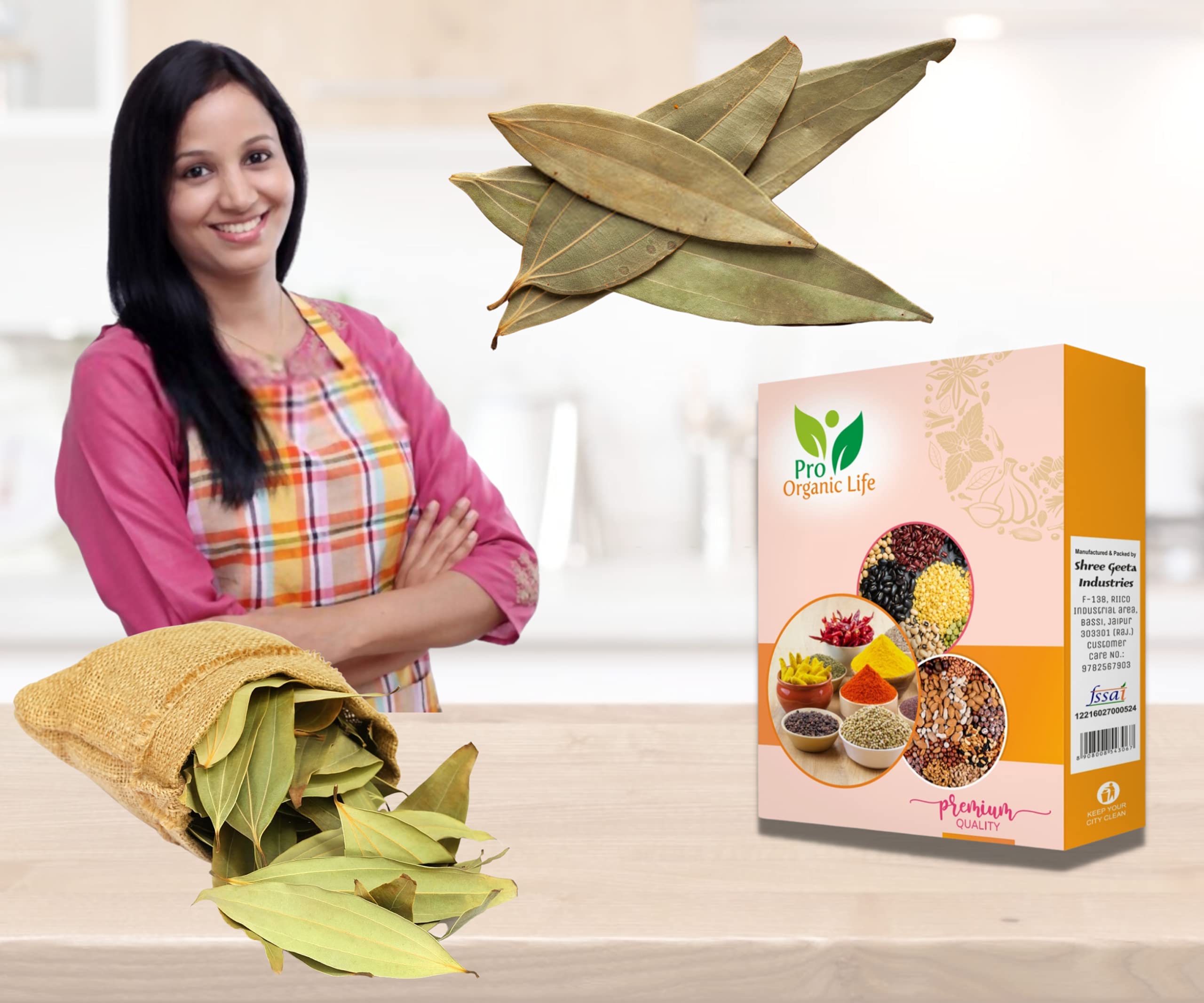 Pro Organic Life Whole Bay Leaf Tejpatta (100 GRM)