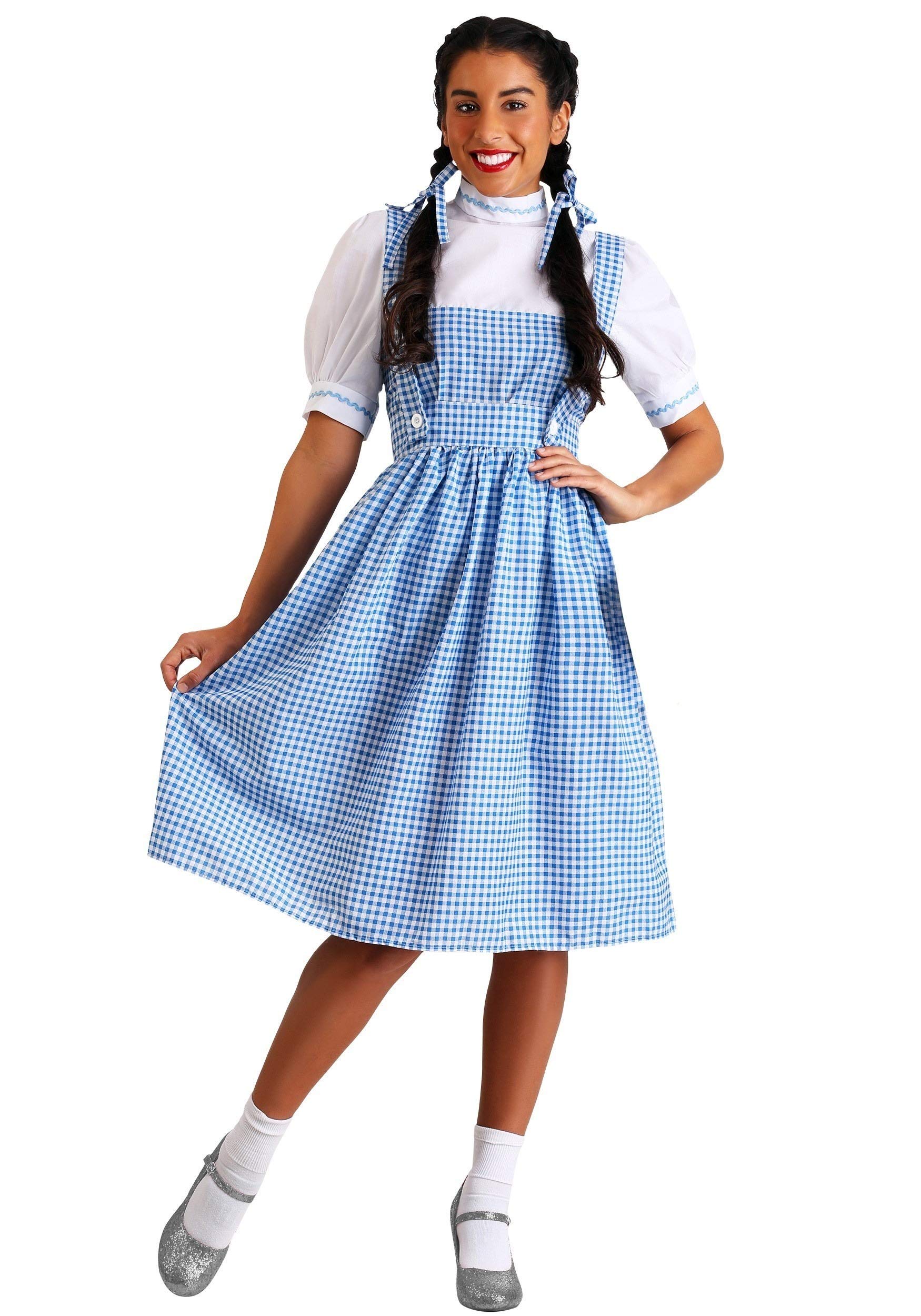 Plus Size Dorothy Costume for Women Gingham Dress Outfit