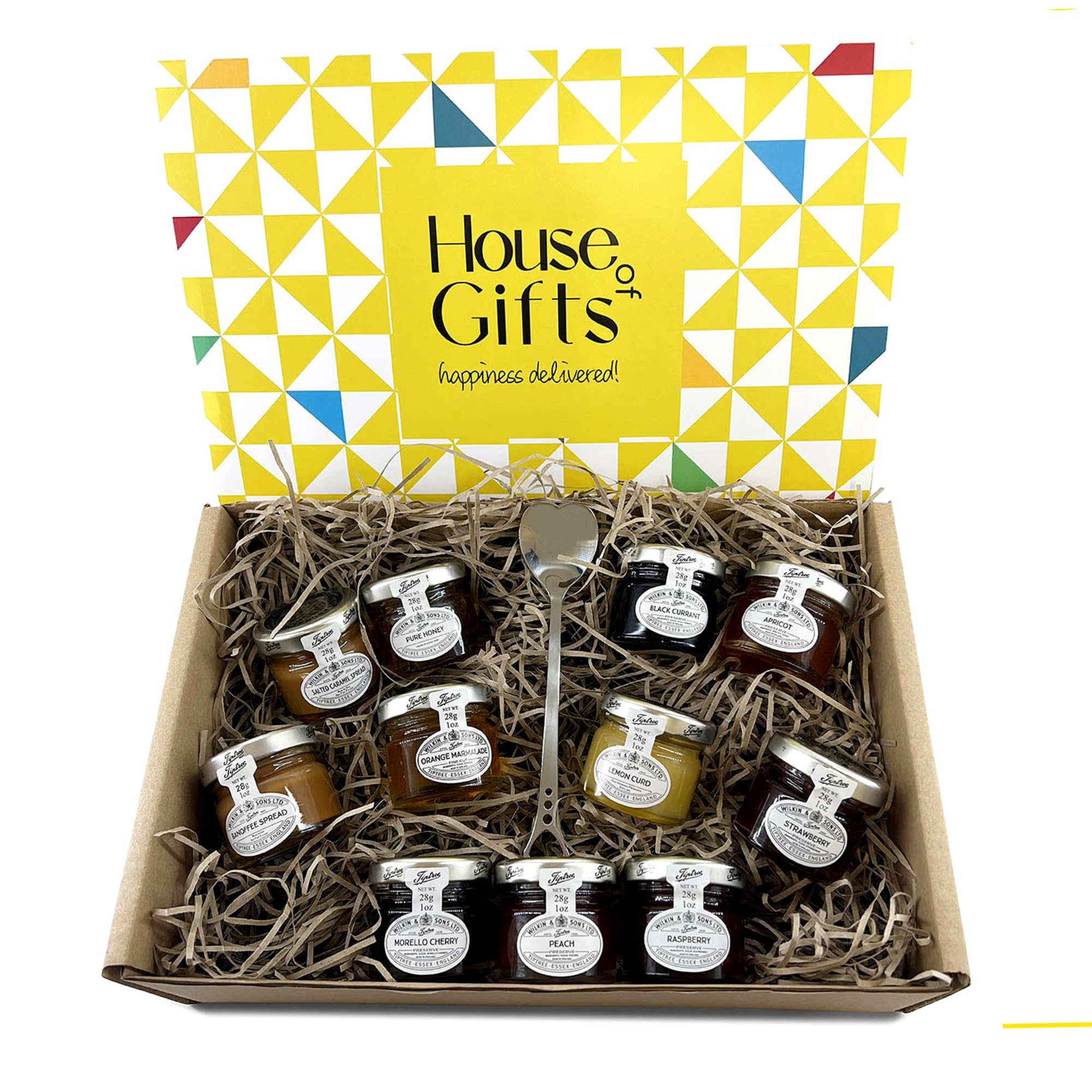 Jams & Marmalades with Unique Preserves Ultimate Tasting Hamper Selection Gift Set Mini Jars Gourmet Gifts for Mum, Dad, Elderly People, Jam Lovers Classic Preserves