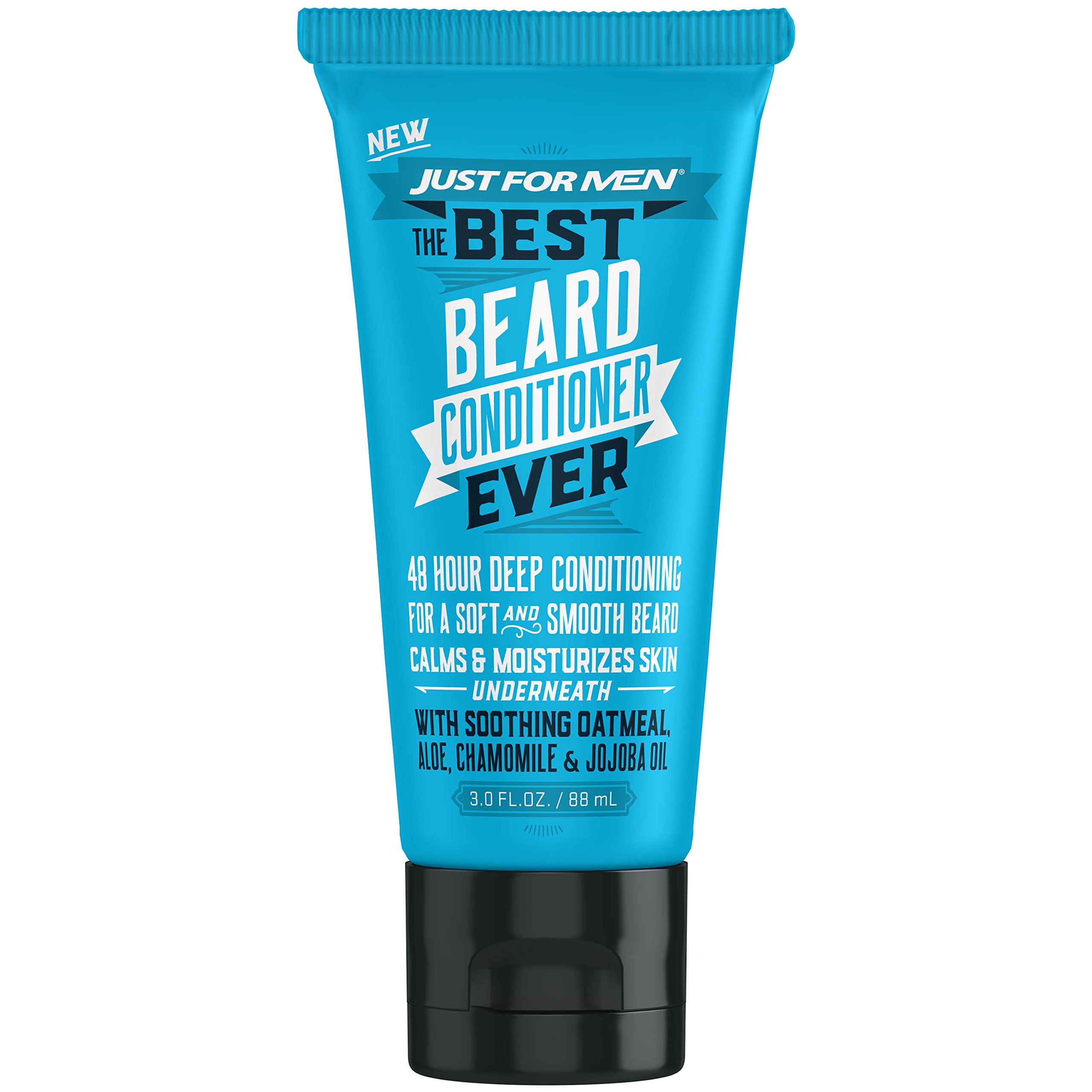 Just For Men The Best Beard Conditioner Ever, Made with Oatmeal, Aloe, Chamomile, and Jojoba Oil, 3 Fluid Ounce