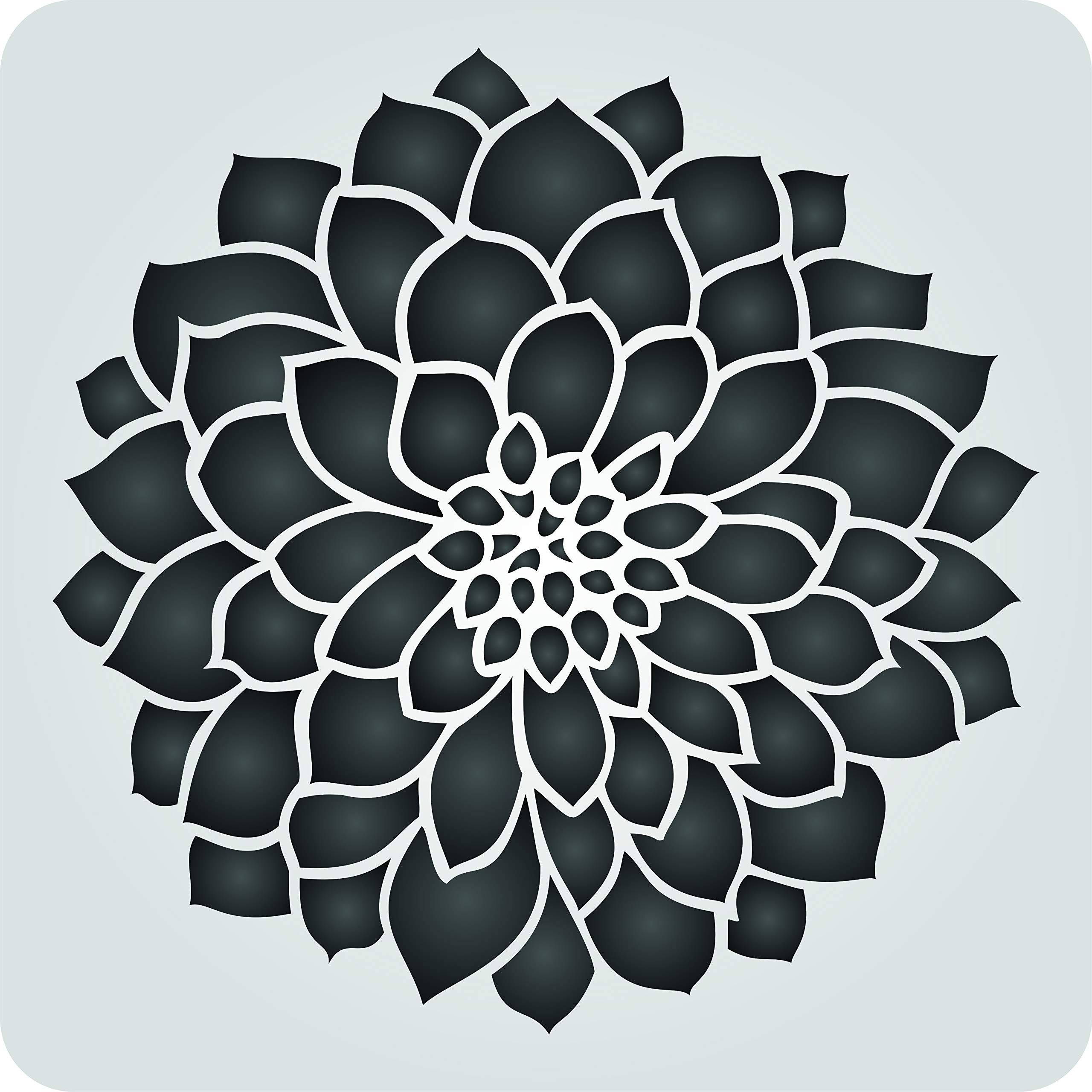 free printable flower stencil designs and templates - 10 free flower ...