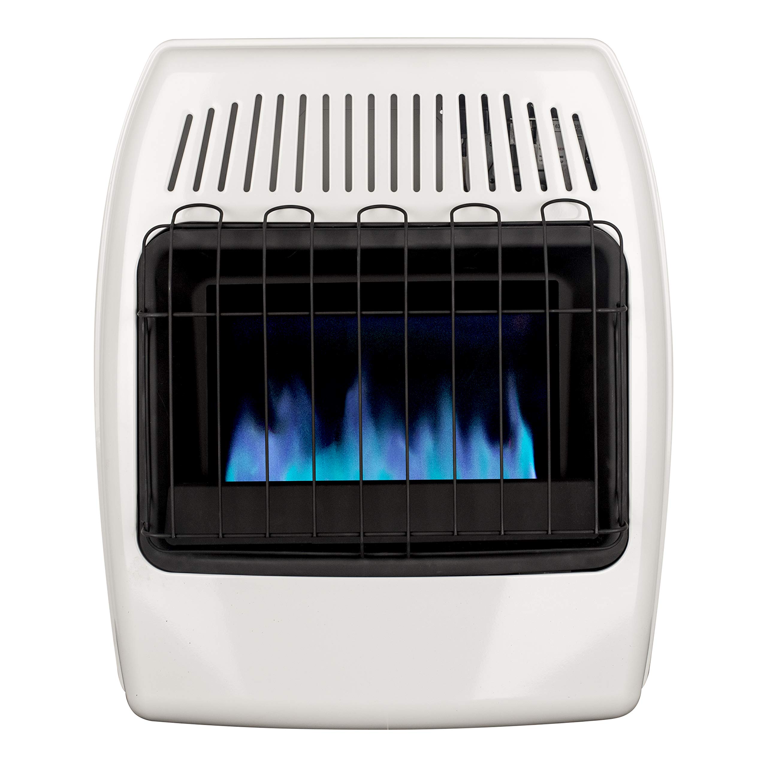 Dyna-Glo 20,000 BTU Natural Gas Blue Flame vent free wall heater, White