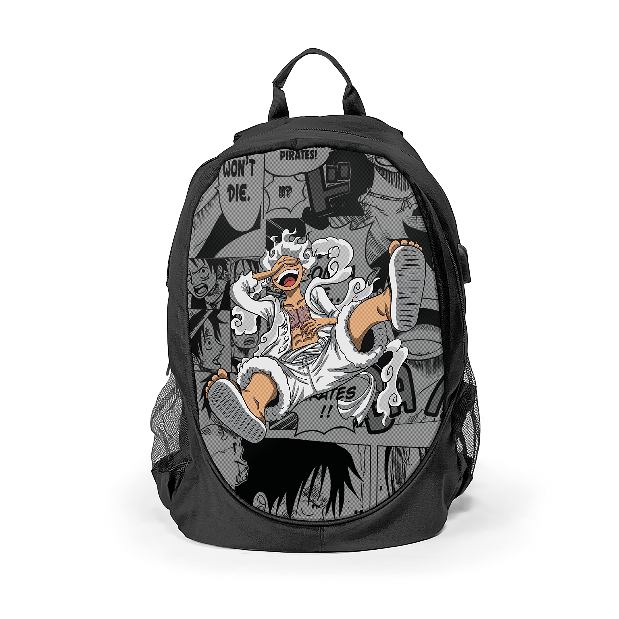 MCSID RAZZ - Design Backpack (25 ltrs) - Casual Bag For Men & Women - School/College Bag For Boys & Girls, Luffy G5, L, Modern