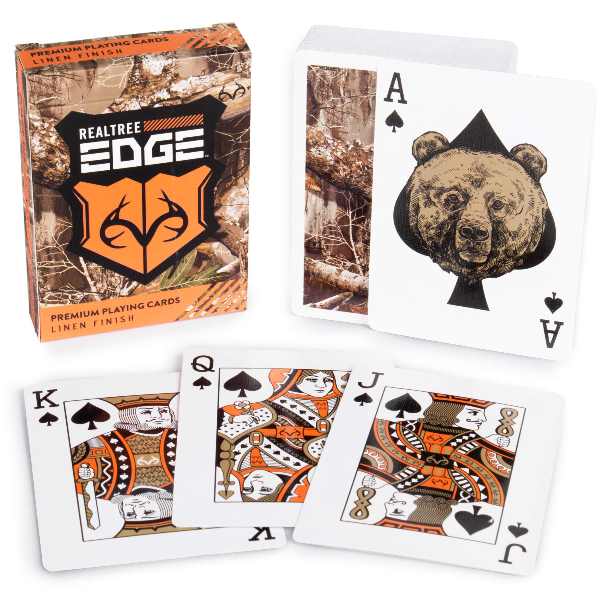 BrybellyRealtree Camouflage Playing Card Deck|Premium Woodland Standard Poker Size Camo Playing Cards|Woodland