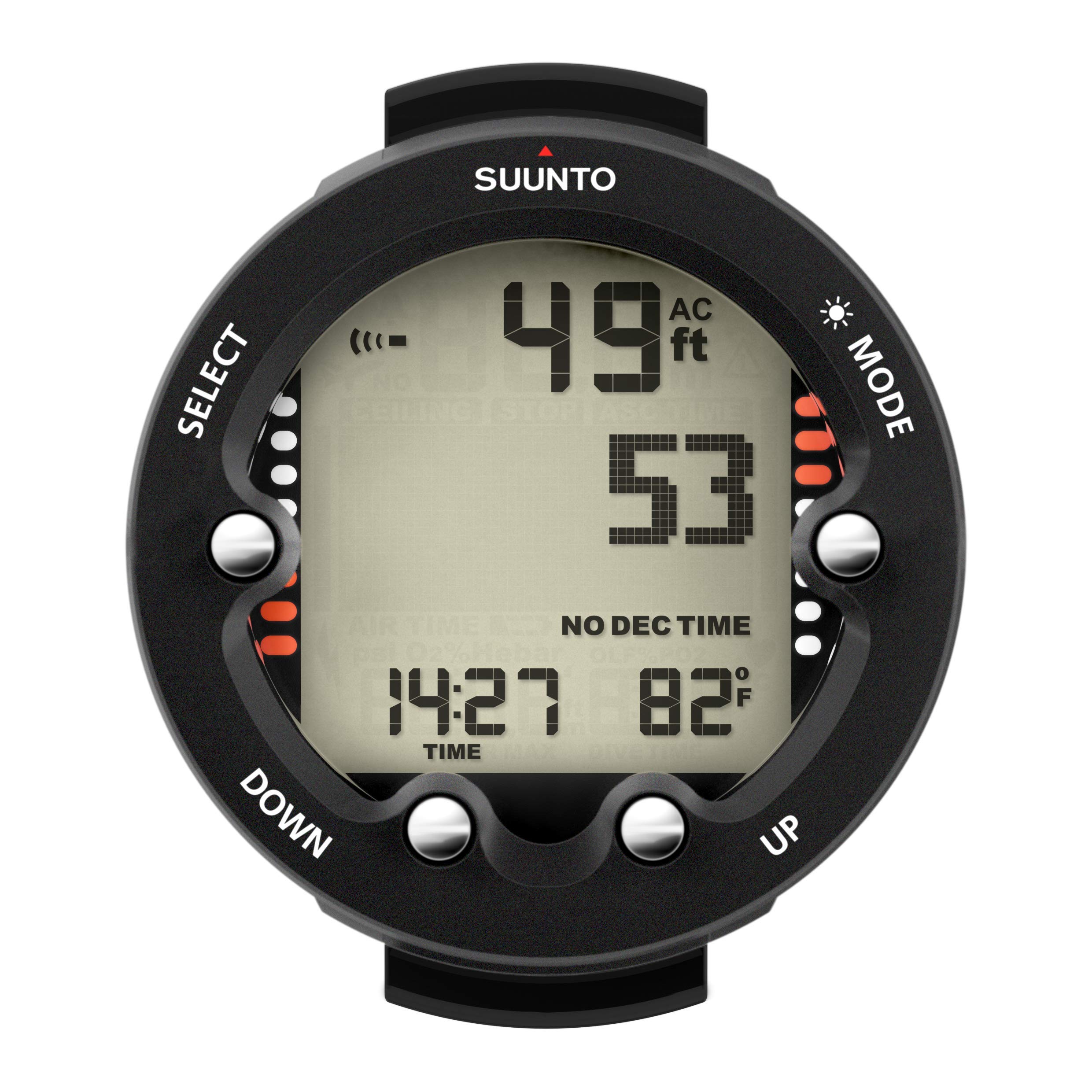 SUUNTO Dive Zoop Novo, unisex_adult, Suunto Dive Zoop Novo, SS021645000, Black , standard size