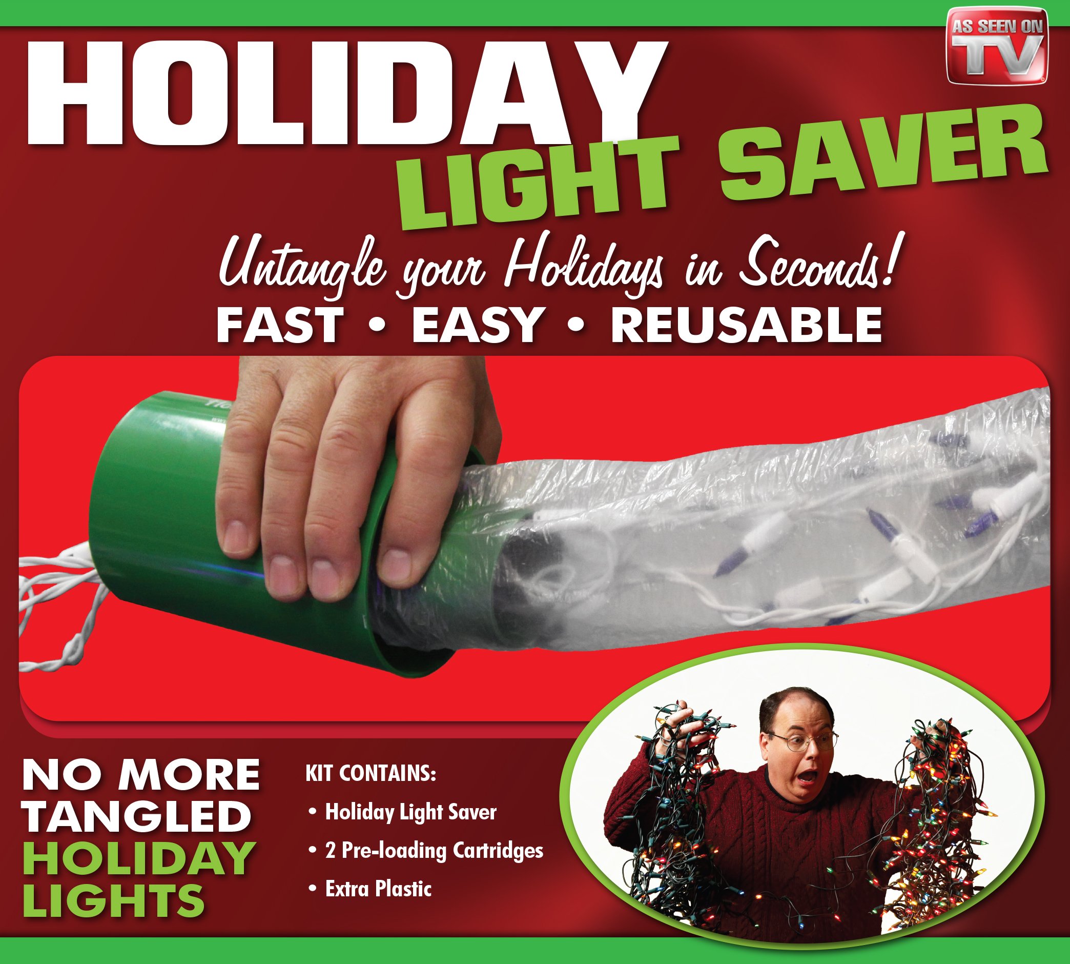 Bell+HowellEmson 9467 Holiday Light Saver- a Complete System to Keep Your Holiday Lights Protected and Tangle Free