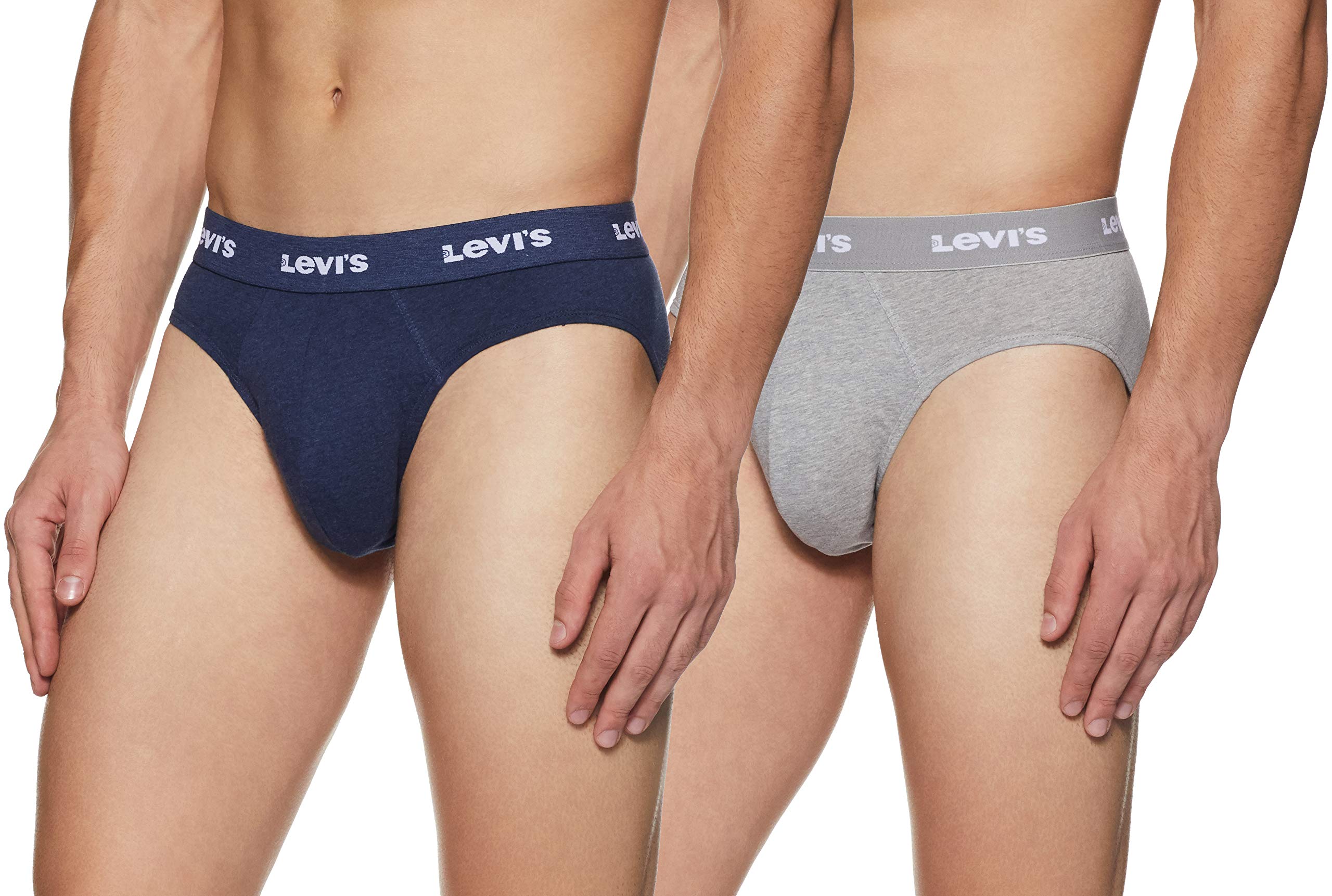 Levi'sStyle# 009 Neo Brief for Men with Contoured Double Pouch, Tag Free Comfort & Smartskin Technology (Pack of 2)