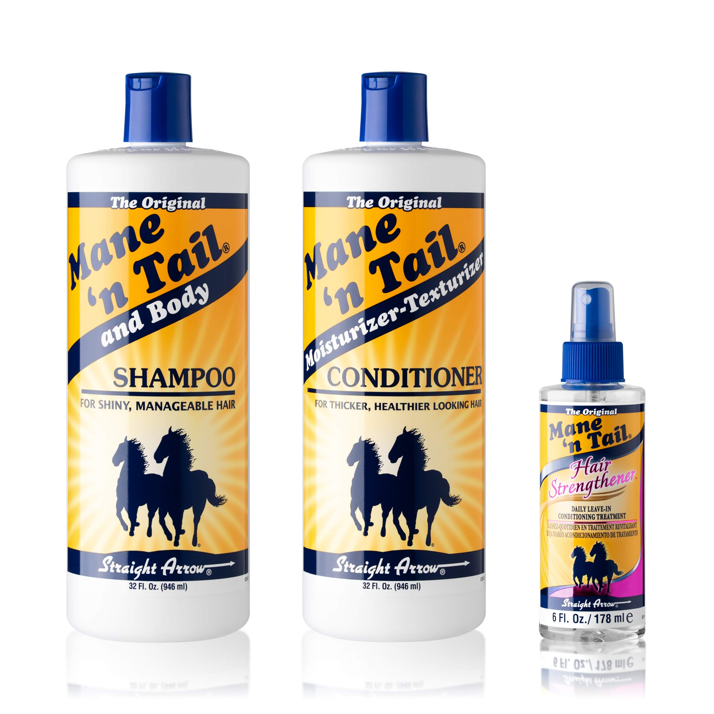 Mane 'n Tail Combo Deal Shampoo and Conditioner 32 Ounce PLUS Hair Strengthener 6 Ounce