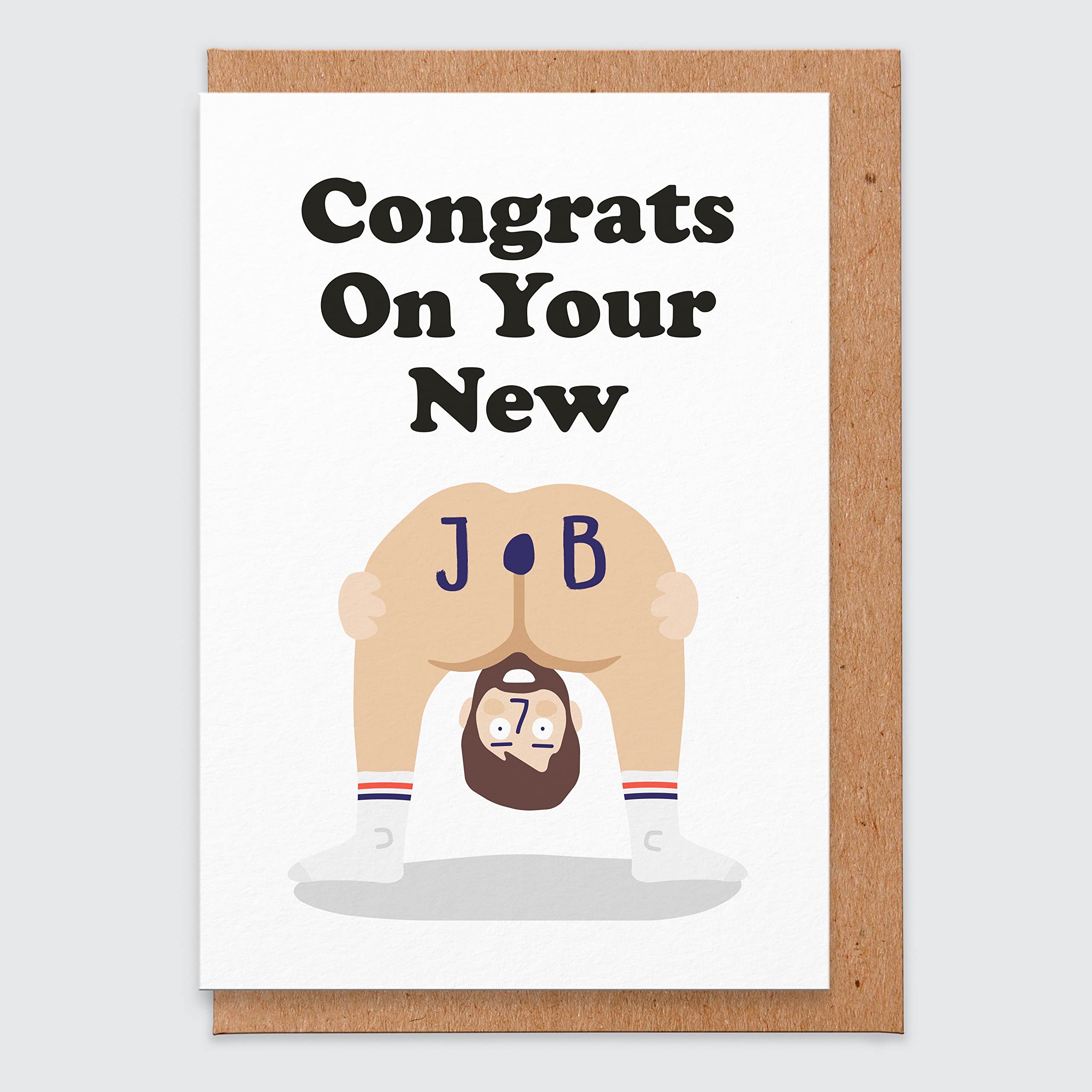 STUDIO BOKETTO New Job Card New Job Card For Women Her New Job card Funny Humour Congrats On Your New Job New Job Card Congratulations Rude, white