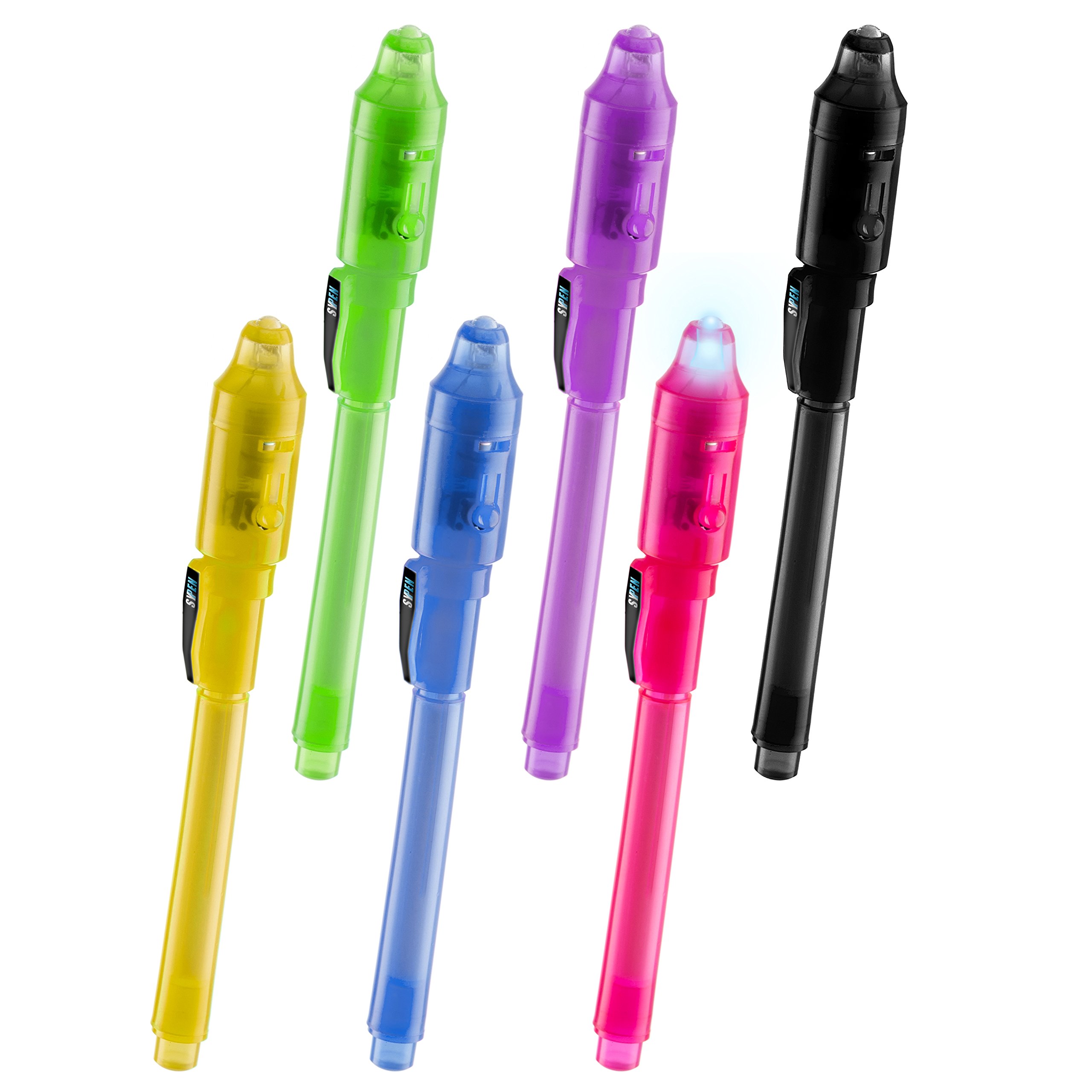 Sypen Invisible Ink Pen Secret Spy Party Favor Message Writer With Uv Light Fun Activity For Kids Ideas Gifts And Stock Stuffers