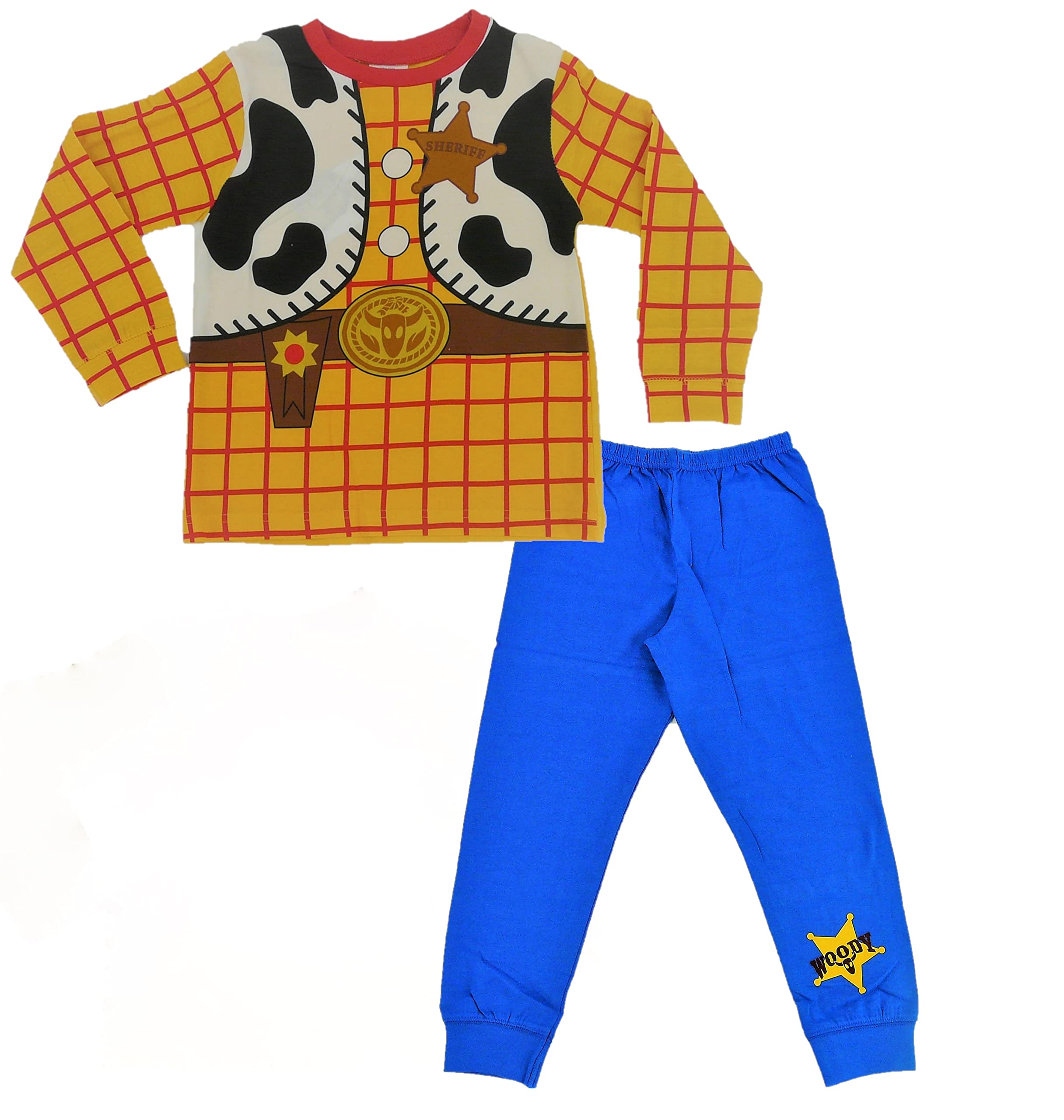 Boys Toy Story Buzz Lightyear Or Woody Dressing Up Pyjamas 18-24m 2-3y 3-4y 4-5y 5-6y