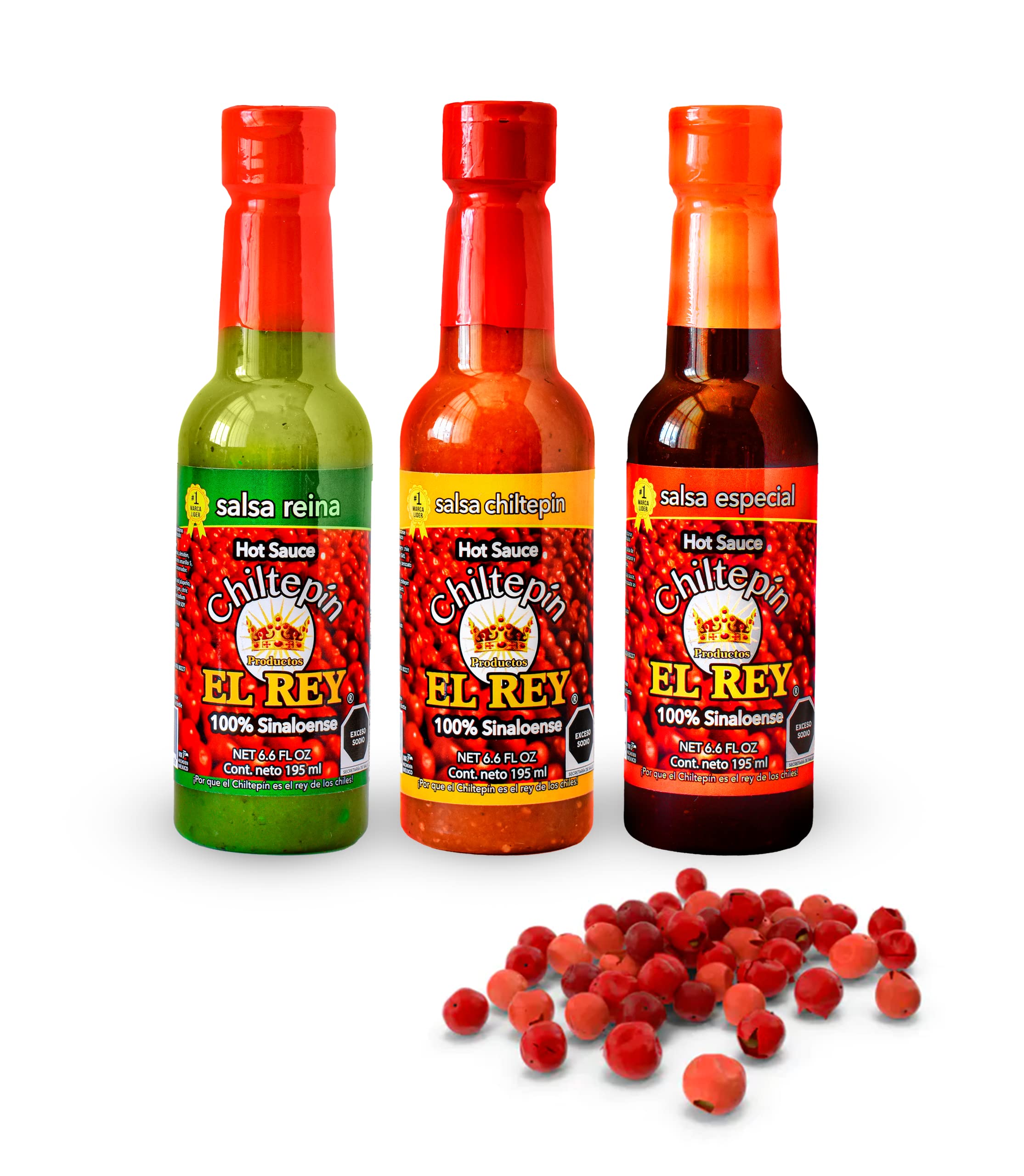 Chiltepin Hot Sauce Bundle By Chiltepin El Rey, Sinaloa hand made salsas