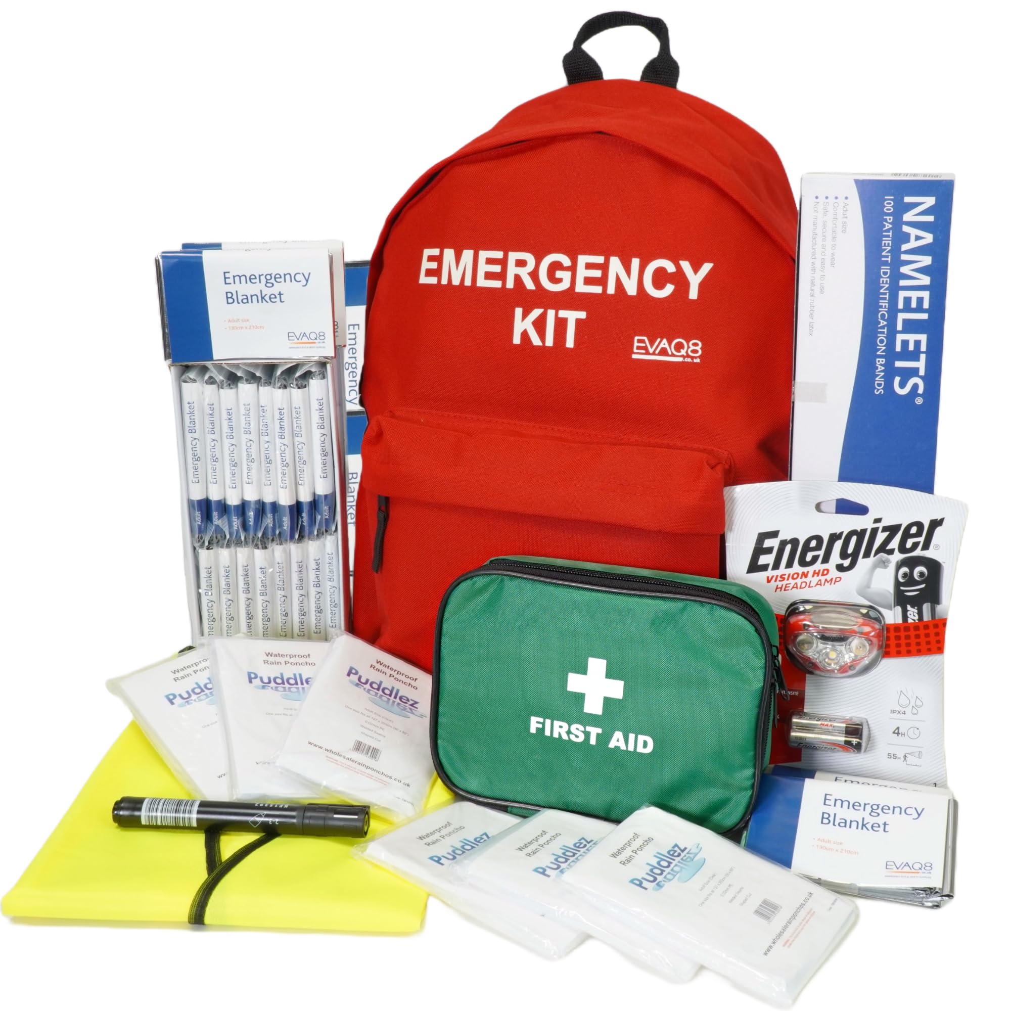 EVAQ8Care Home Fire Evacuation Kit - Emergency Grab Bag