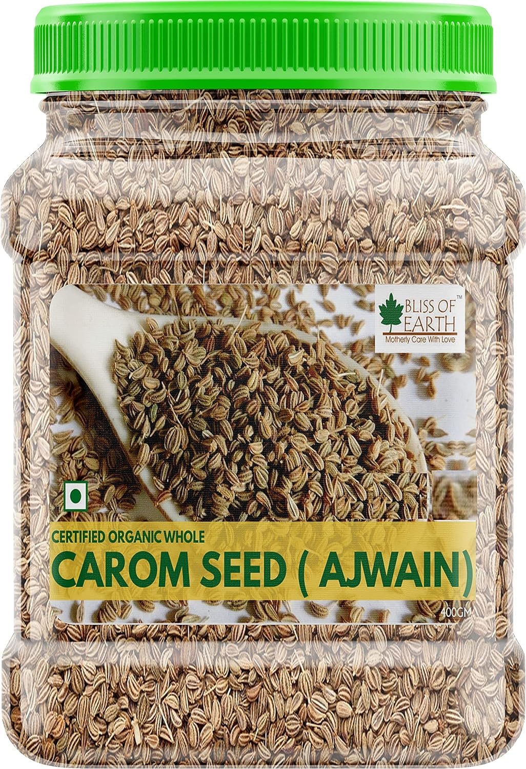 Bliss of Earth 400gm Certified Organic Carom Seed (Ajwain)