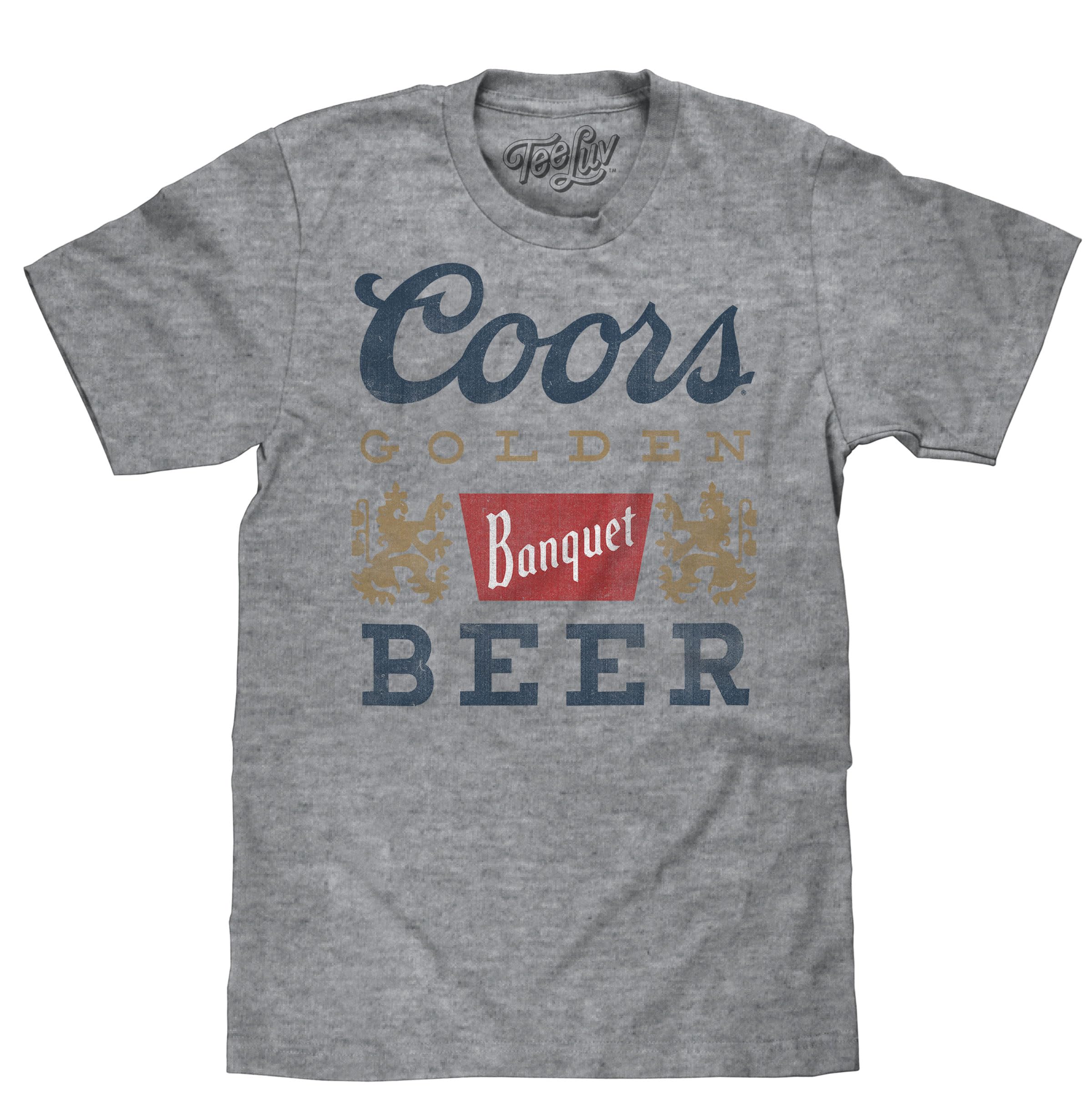 Tee Luv Coors Banquet Beer T-Shirt - Retro Coors Beer Shirt