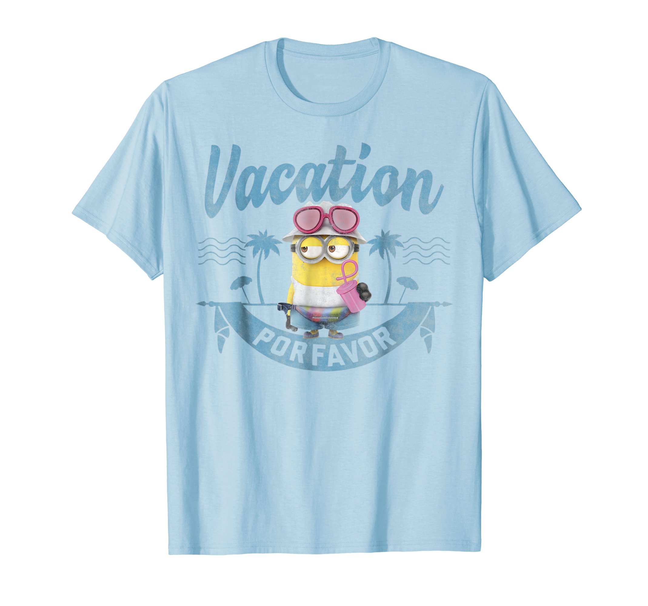 Despicable MeMinions Vacation Por Favor Graphic T-Shirt T-Shirt