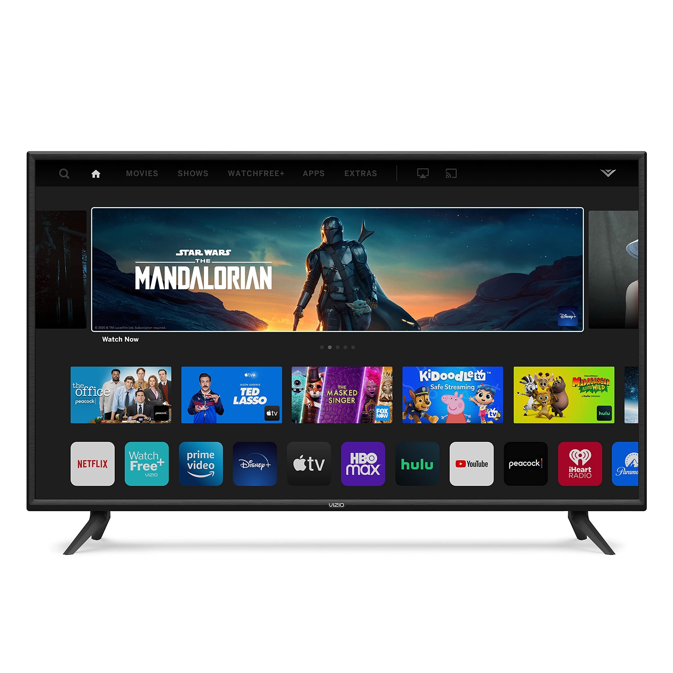 43-Inch VIZIO 4K UHD HDR Smart TV with AirPlay, Chromecast, Dolby Vision, Gaming Mode - 2021 Renewed Model (Renewed)