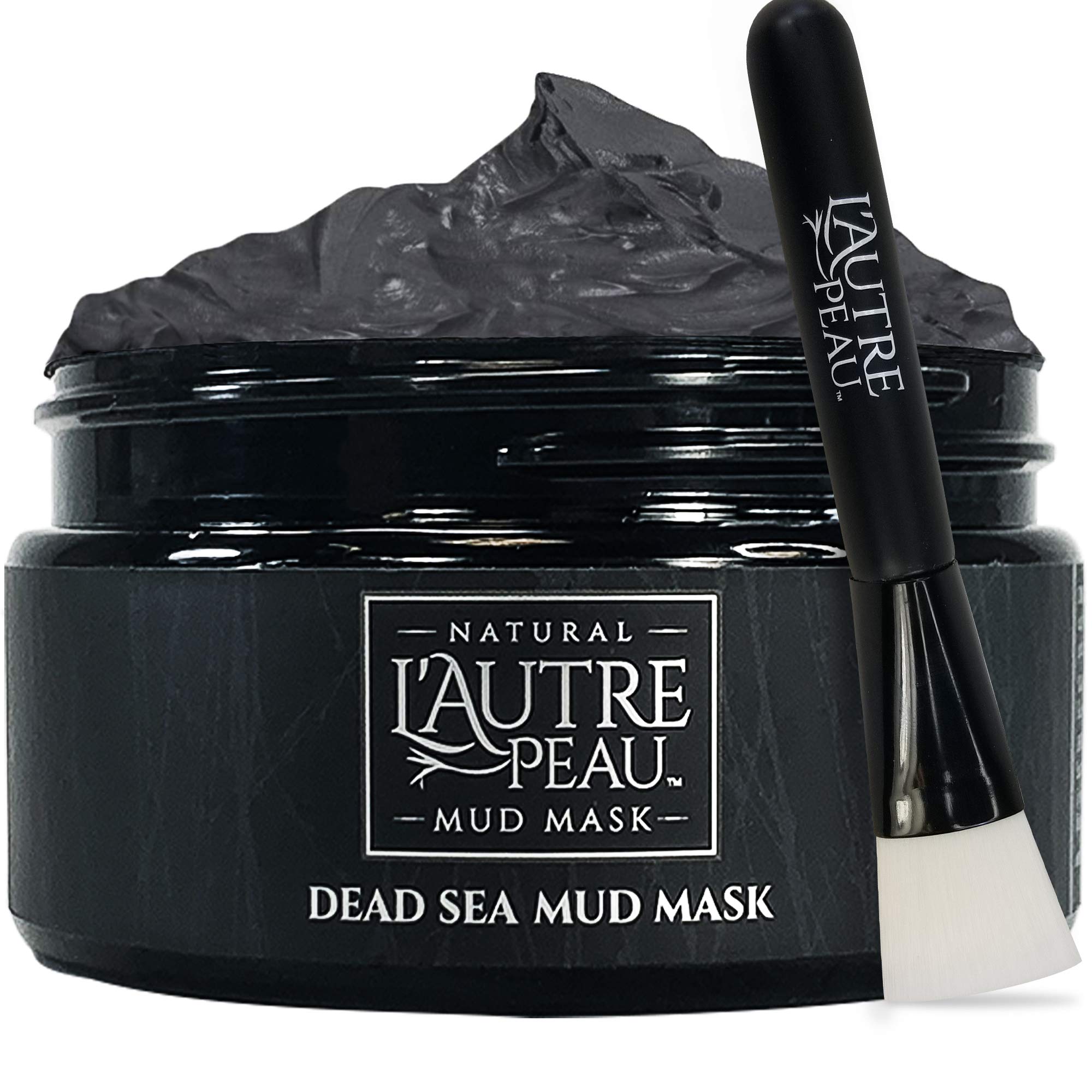 L'AUTRE PEAUDead Sea Mud Mask for Face & Body Facial Cleansing Clay Pore Reducer for Acne, Blackheads & Oily Skin. Natural Skincare for Women & Men Tighten Skin & Restore Healthy Complexion 10.1oz