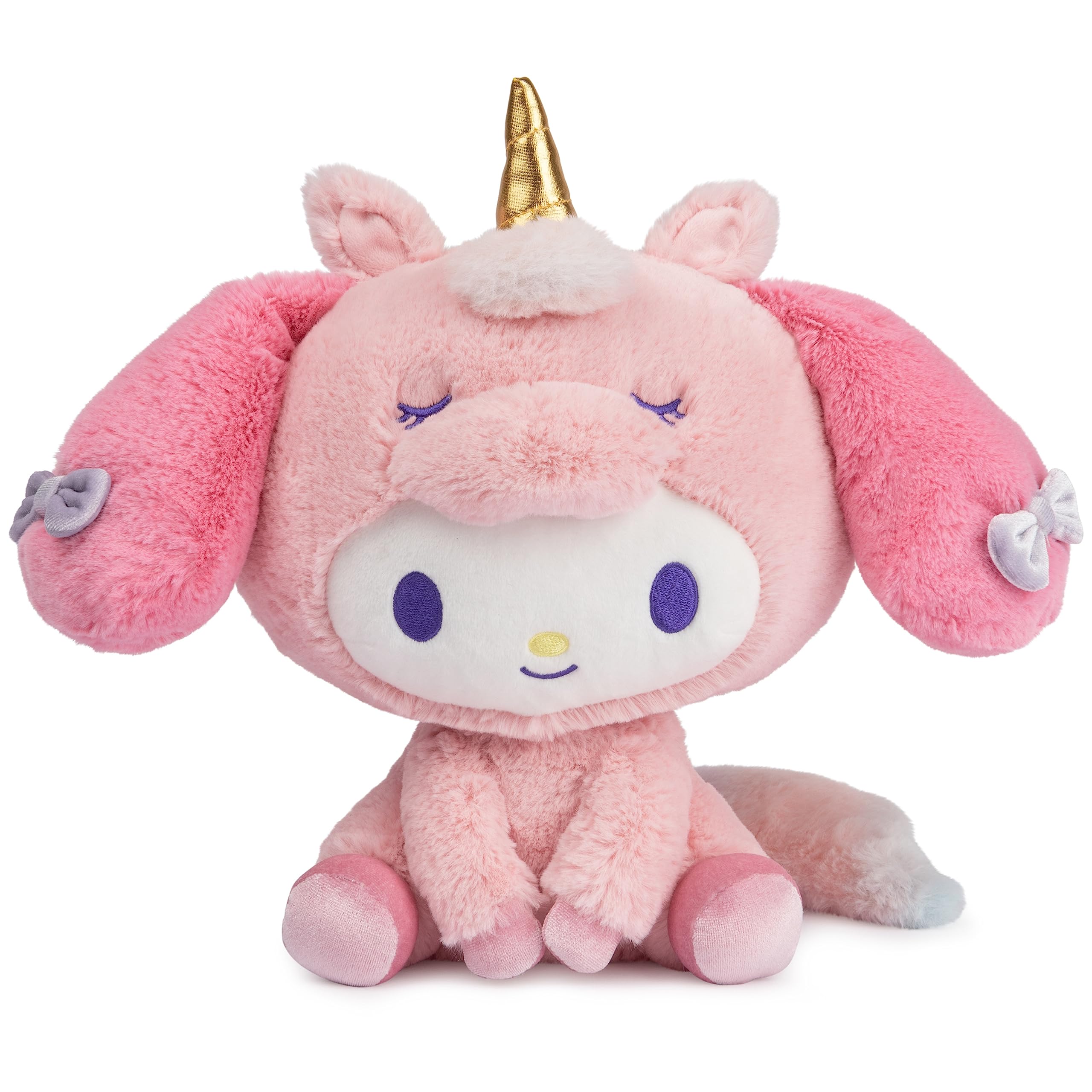 GUNDSanrio My Melody Unicorn Plush Toy, Premium Stuffed Animal for Ages 1 and Up, Pink, 9.5”