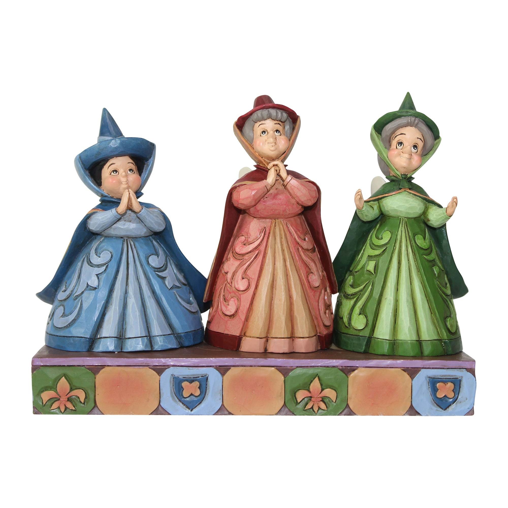 Disney Traditions Royal Guests - Three Fairies Figurine, 6 x 15 x 7 cm