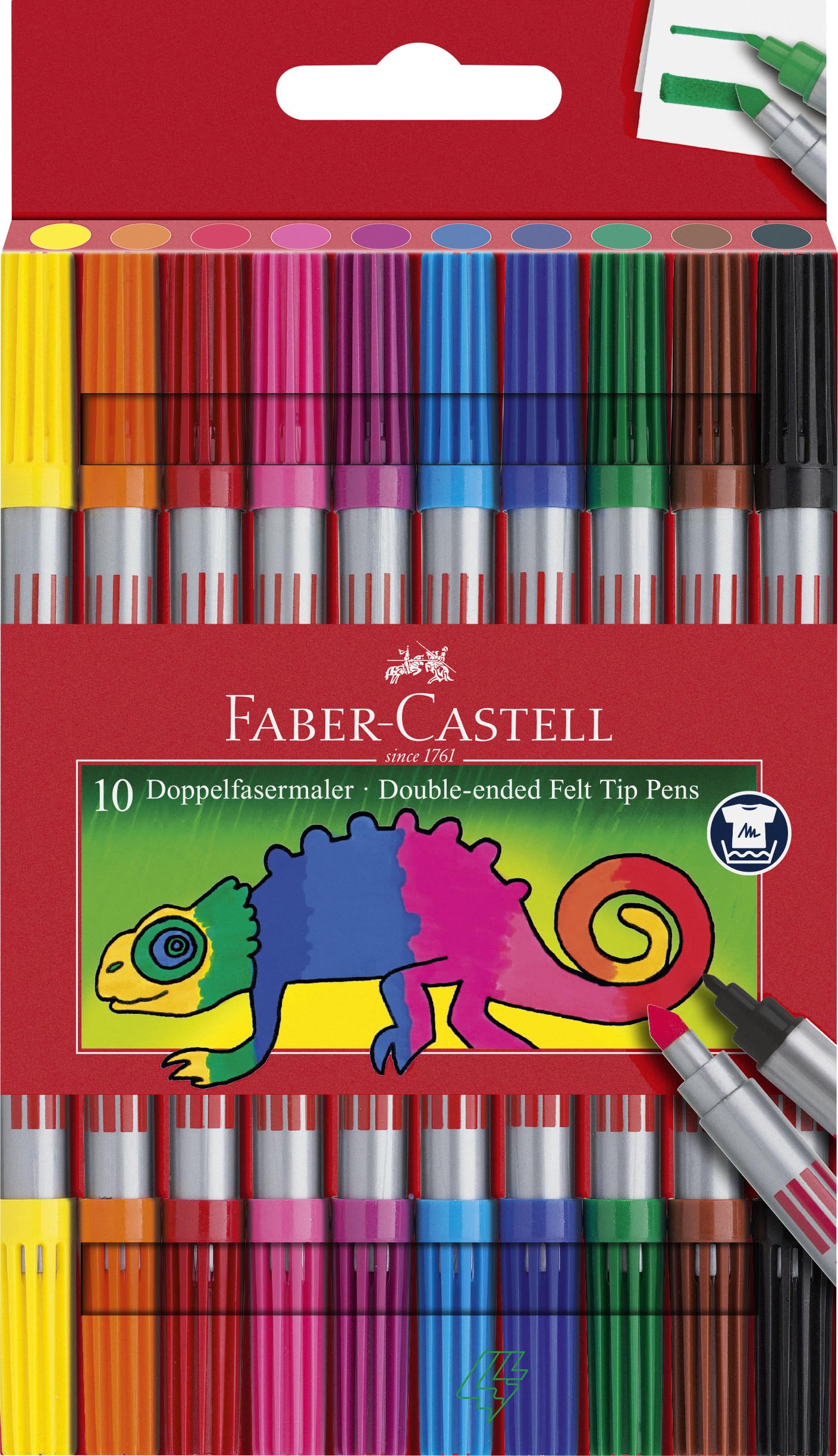 Faber-Castell Double-Ended Felt Tip Pens 10 Color