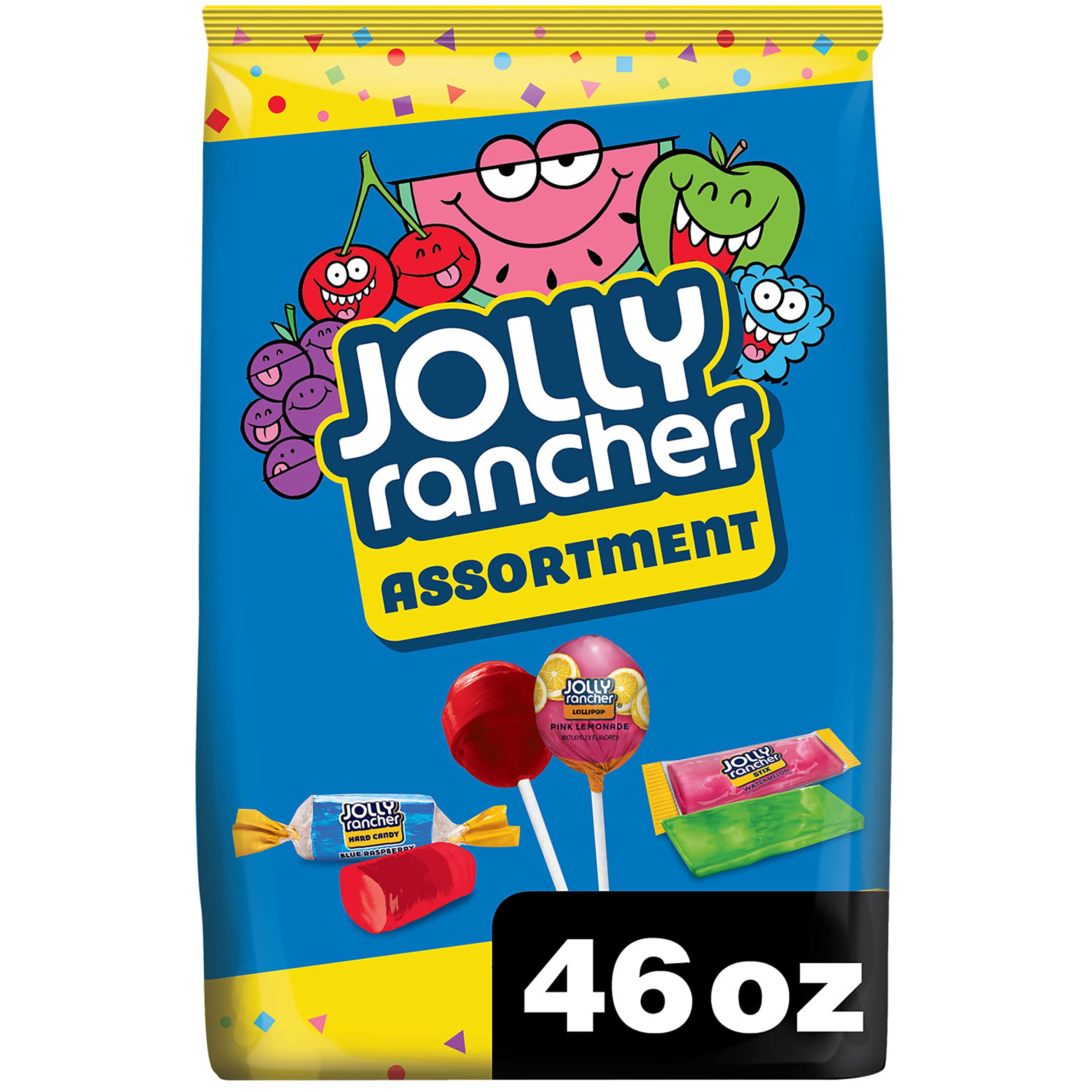 Jolly RancherAssorted Fruit Flavors Hard Candy Variety Bag, 46 oz