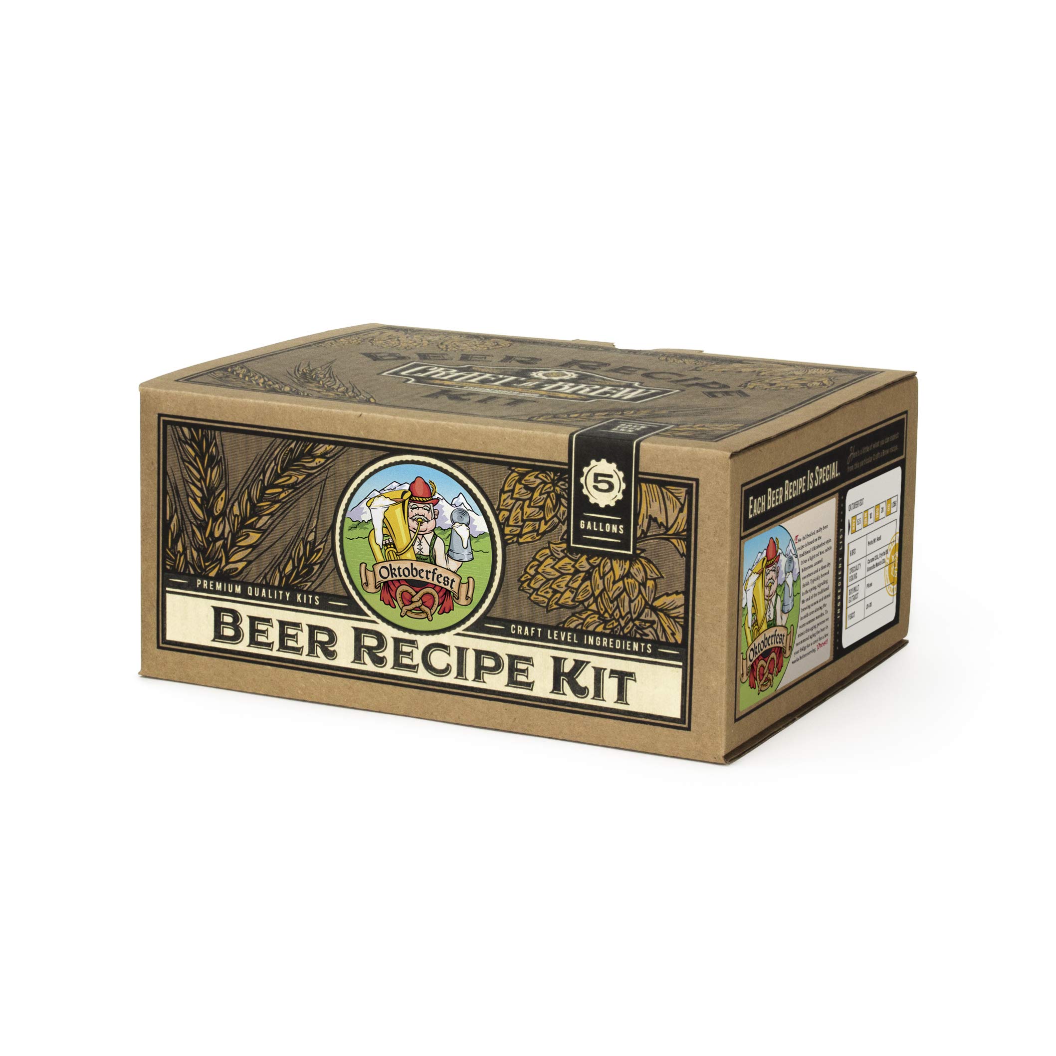 Craft A BrewBeer Recipe Kit - Oktoberfest Ale - Home Brewing Ingredient Refill - Beer Making Supplies - Includes Hops, Yeast, Malts, Extracts - 5 Gallons