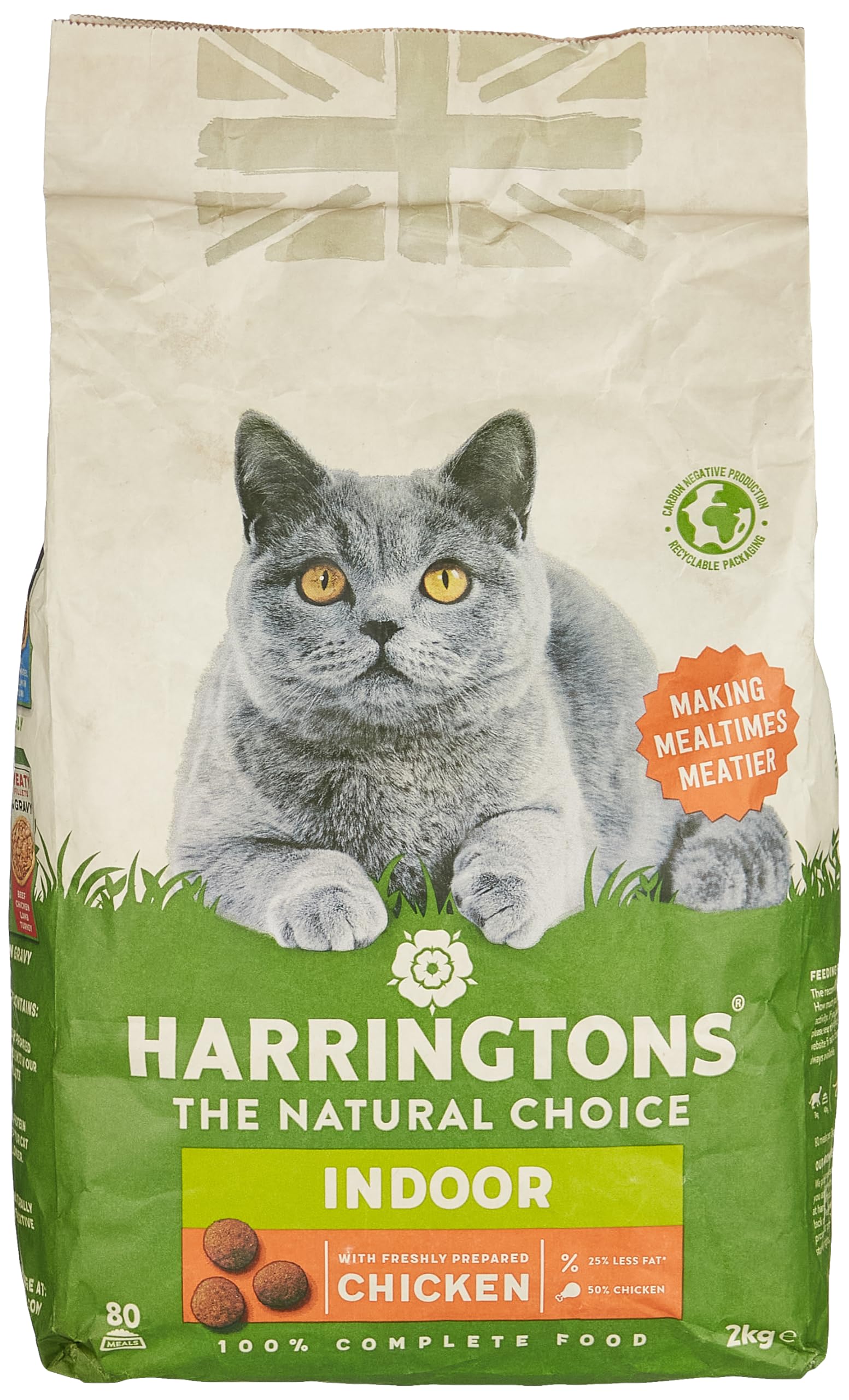 Harringtons Complete Chicken Indoor Dry Cat Food 2Kg