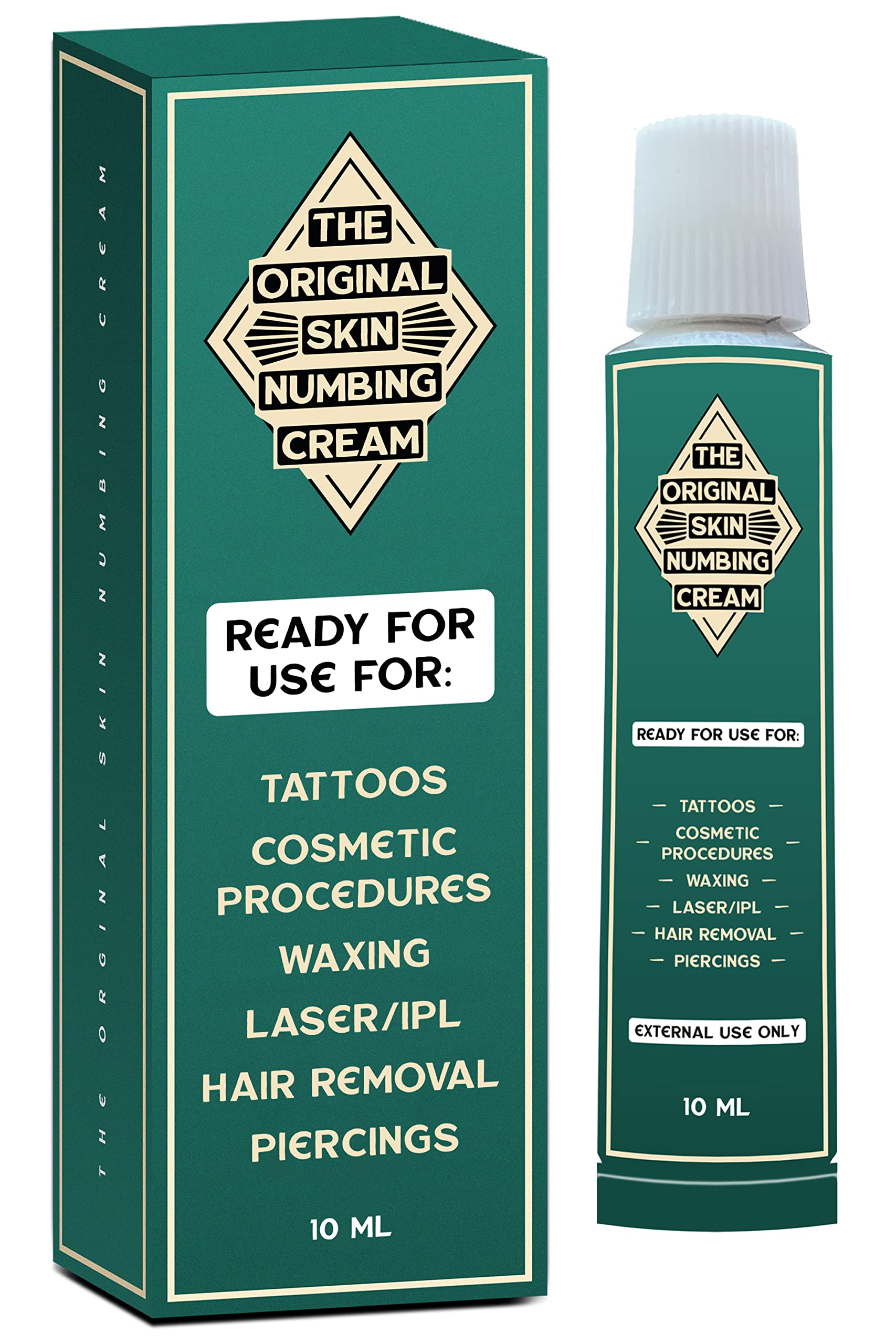 Tattoo Numbing Cream 10 ml | The Original Skin Numbing Cream | Pain Relief for Tattoos & All Procedures