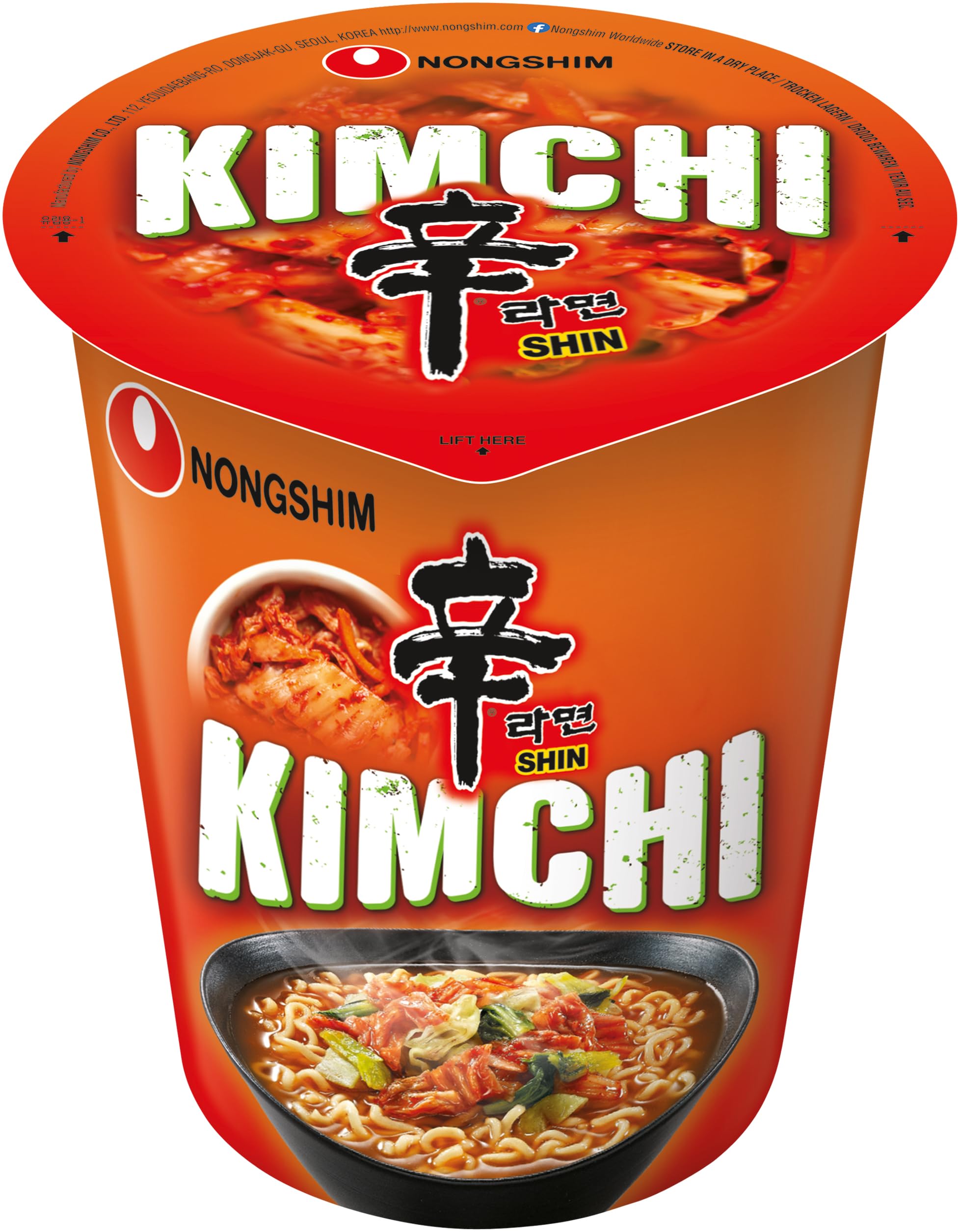 NongshimKimchi Cup Noodles, 70 gm