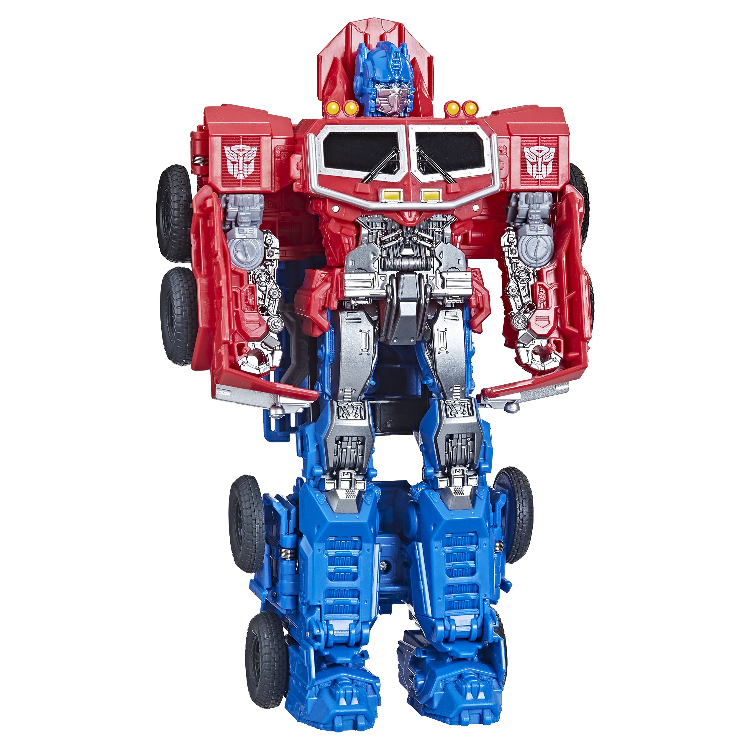 TransformersToys Transformers: Rise of the Beasts Movie, Smash Changer Optimus Prime Converting Action Figure for ages 6 and up, 9-inch