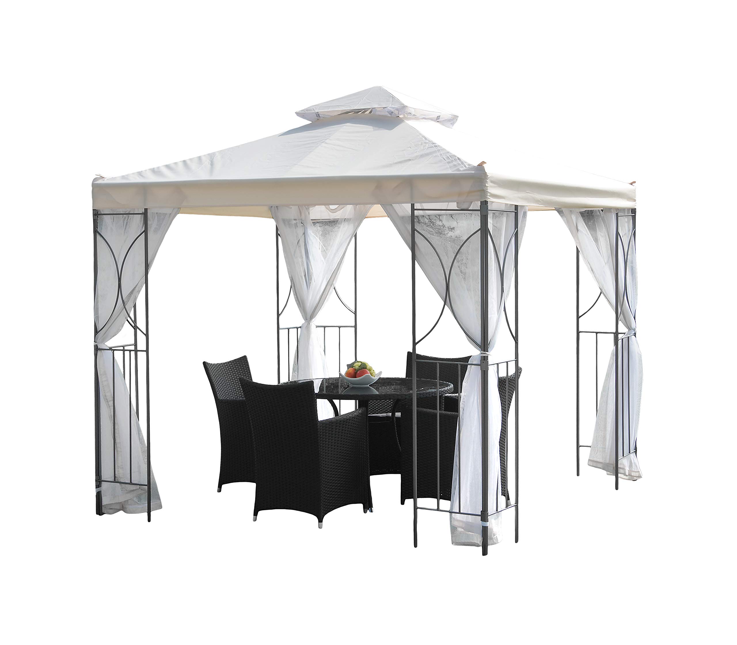 2.5m Polenza Gazebo - Cream