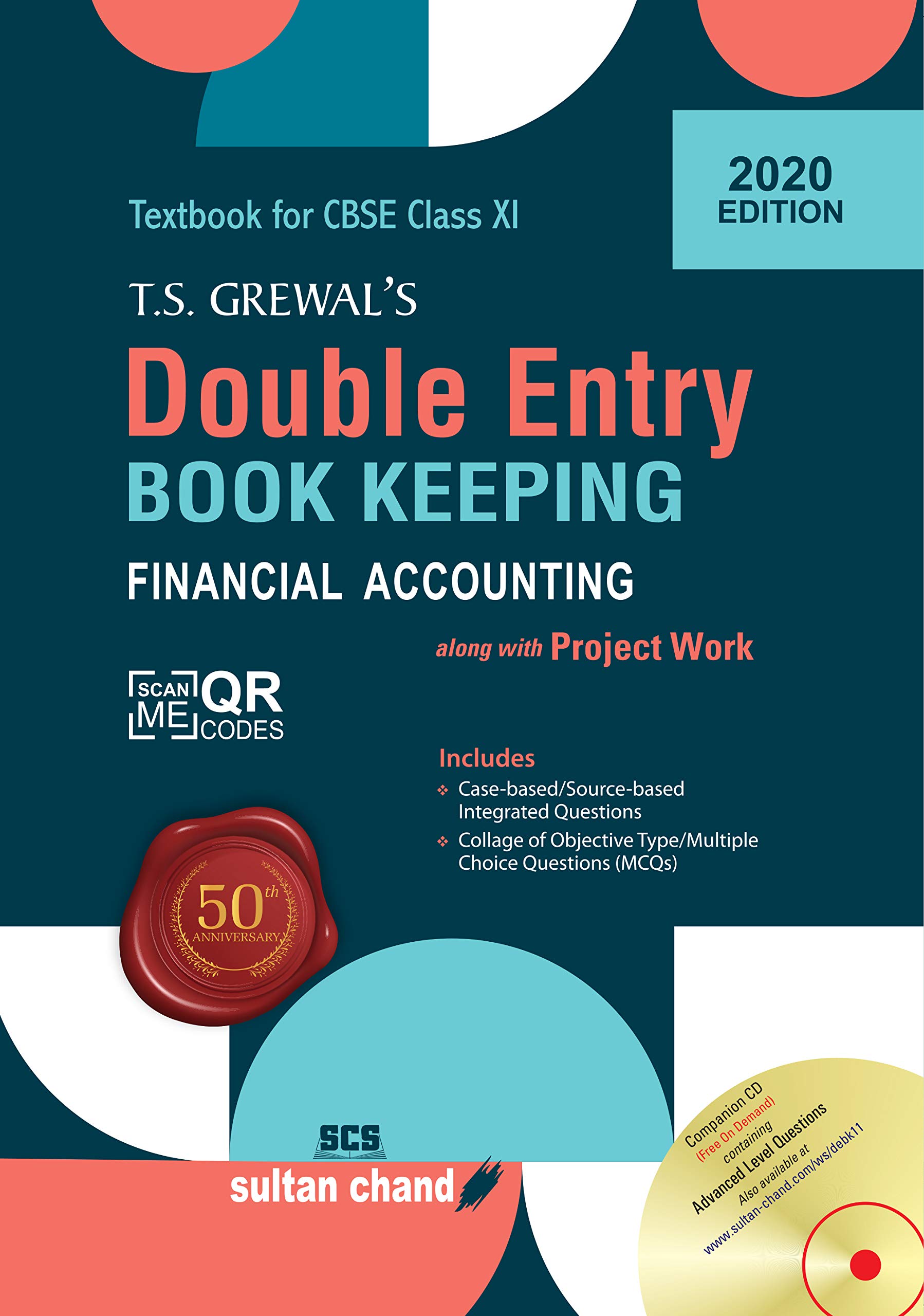 T.S. Grewal's Double Entry Book Keeping : Financial Accounting Textbook for CBSE Class 11 (Examination 2020-21) (Old Edition) Paperback – 1 January 2020