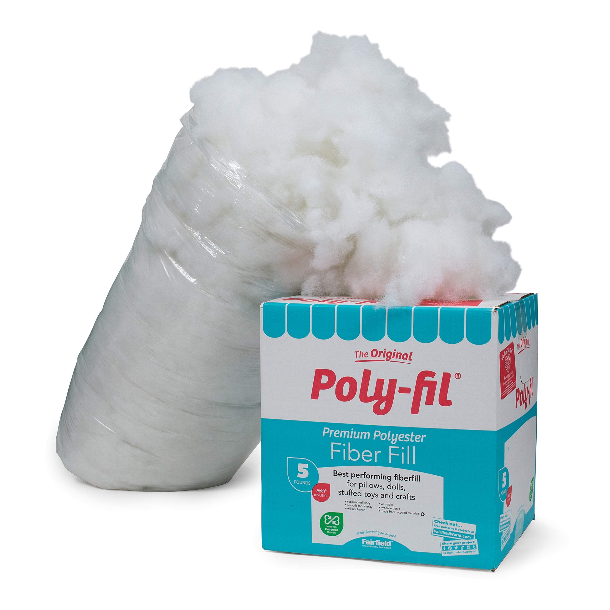 Fairfield PF-5 Poly-Fil Premium Fiber, White