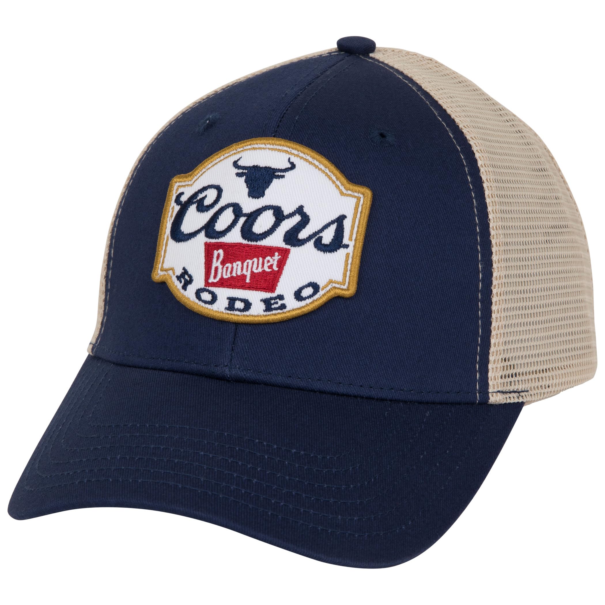 Changes Coors Banquet Rodeo Logo Navy Colorway Adjustable Trucker Hat