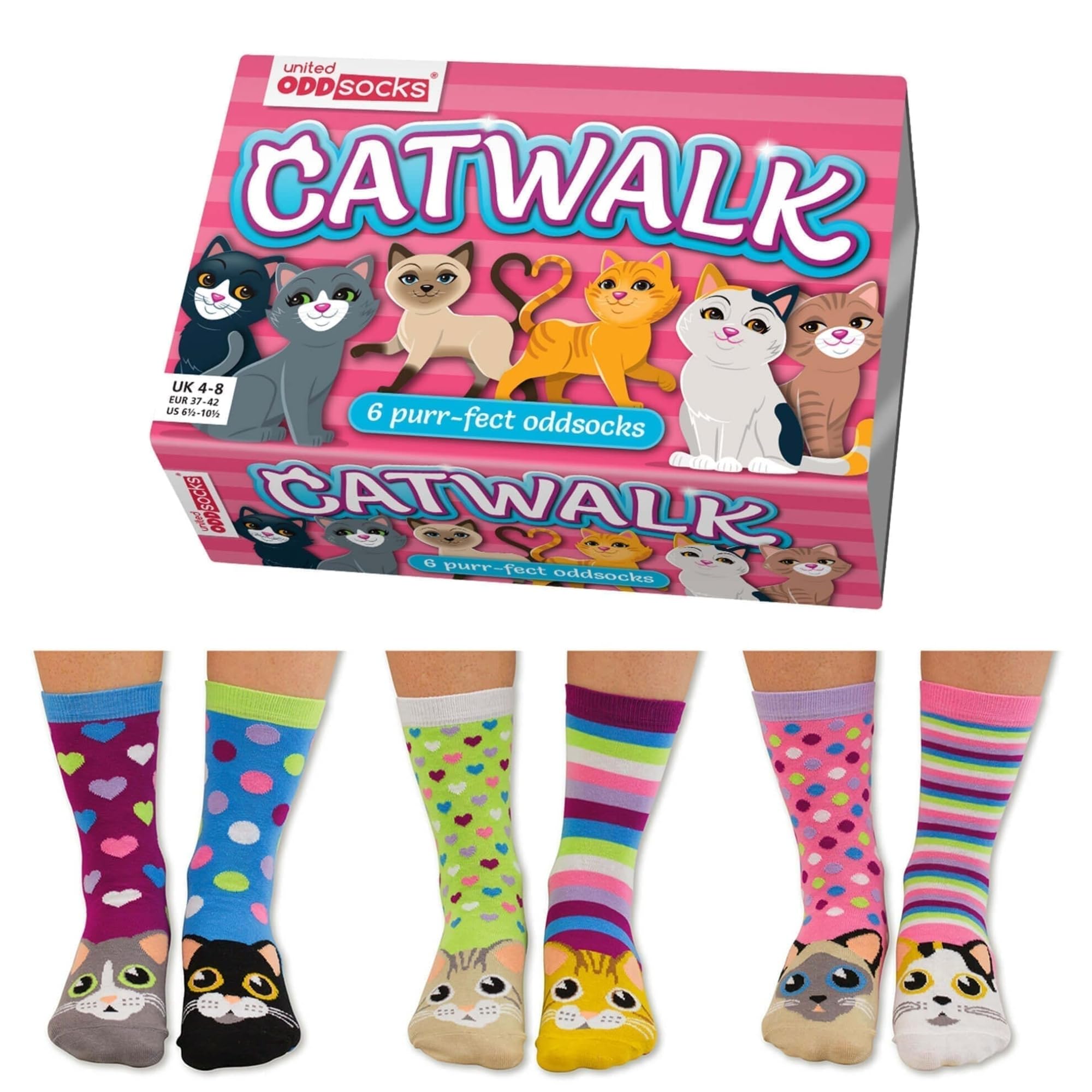 United OddsocksWomen's United Odd Catwalk Gift Pack - 6 Socks