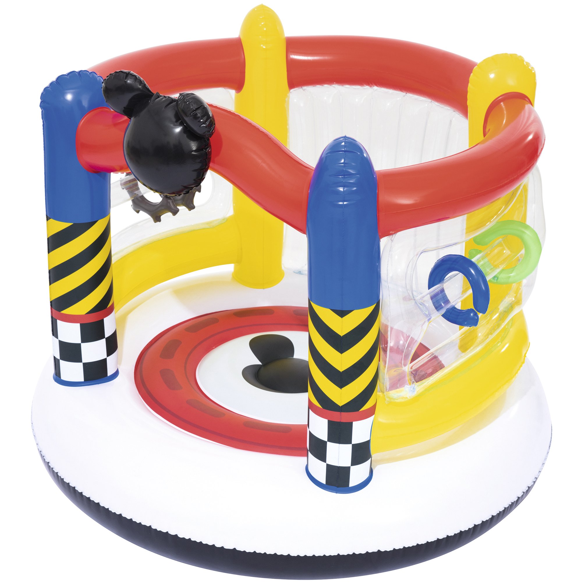 Bestway Mickey and The Roadster Racers Boppin Bouncer, Multi-Colour, 1.37 x 1.19 m, 56403