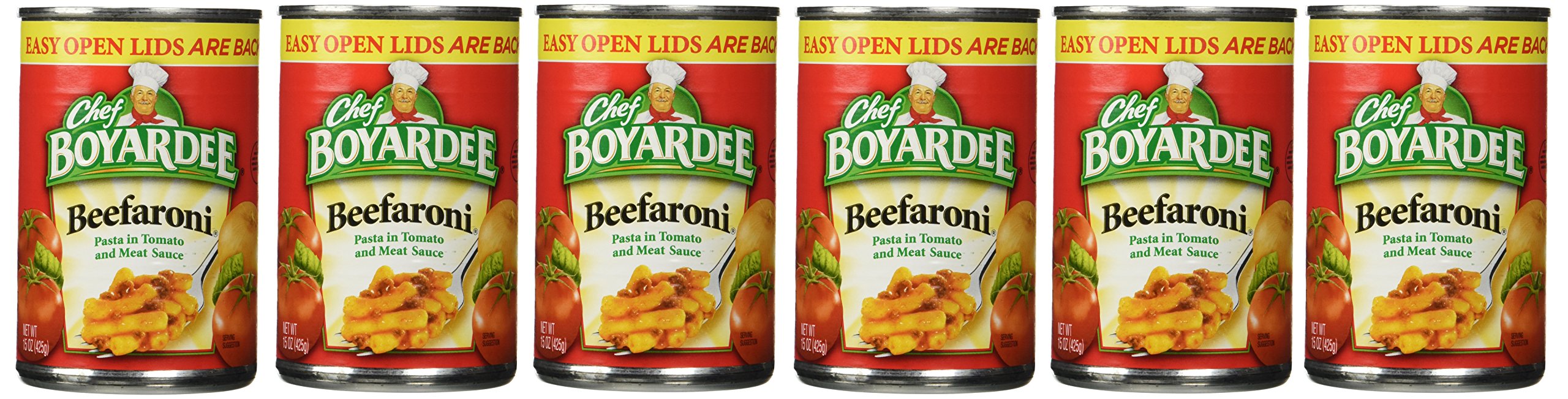 Chef BOYARDEEBeefaroni, 15oz Can (Pack of 6)