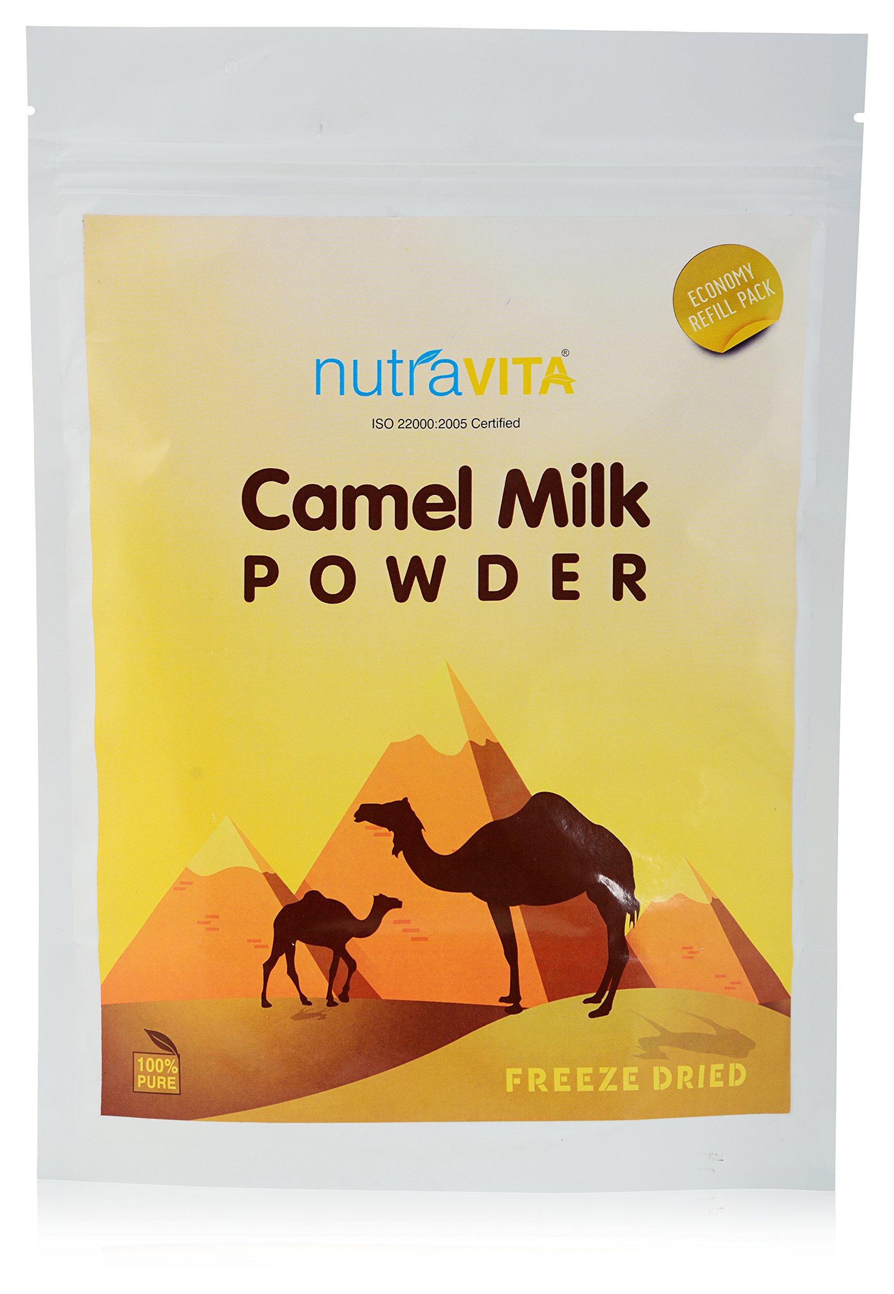 Nutra Vita Freeze Dried 200 Gram Camel Milk Refill Pack (Economy)