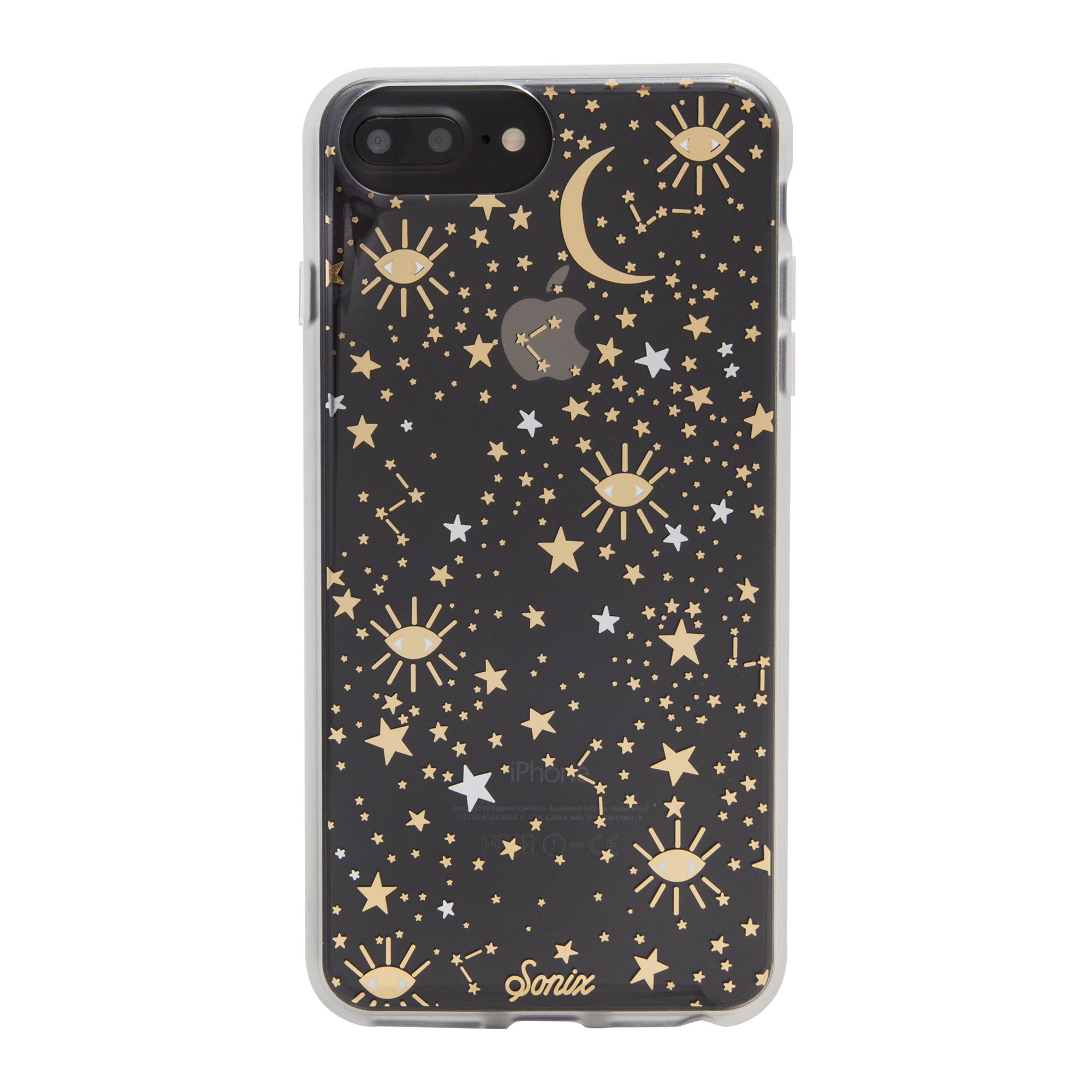 Sonix280-0102-0811 Cosmic Stars Military Drop Test Certified Cell Phone Case for Apple iPhone 6 Plus/6s Plus/7 Plus/8 Plus- Clear