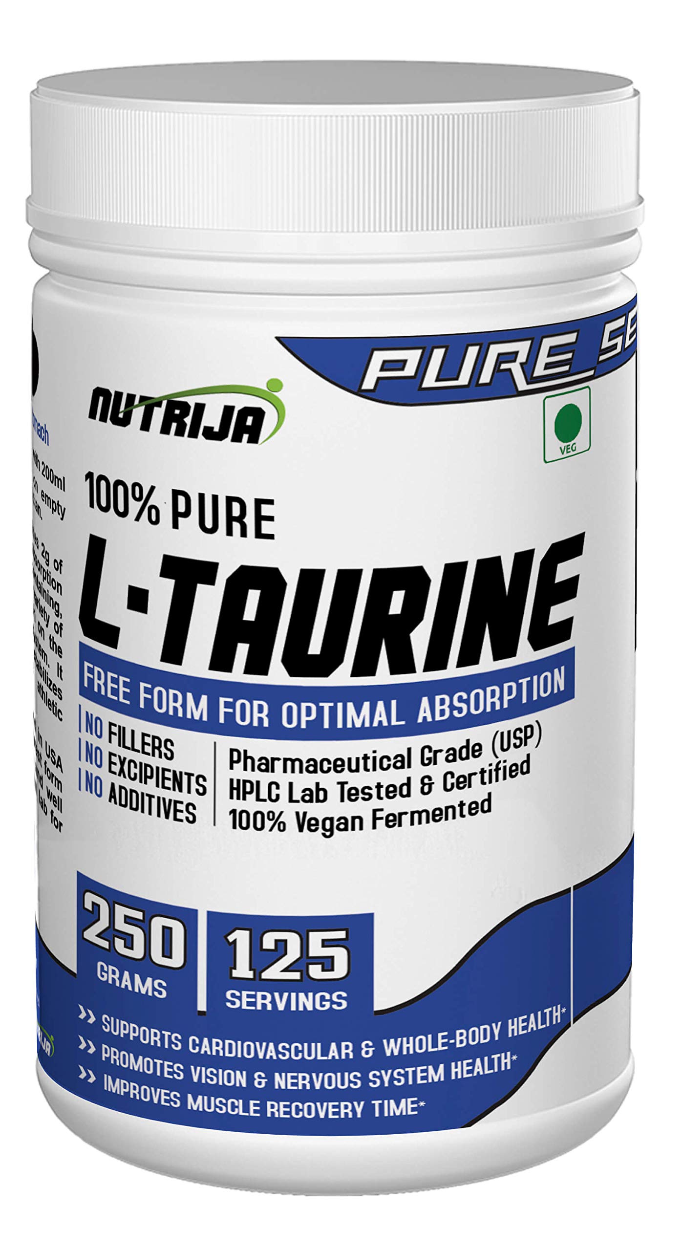 Nutrija-Taurine Powder 250 Grams