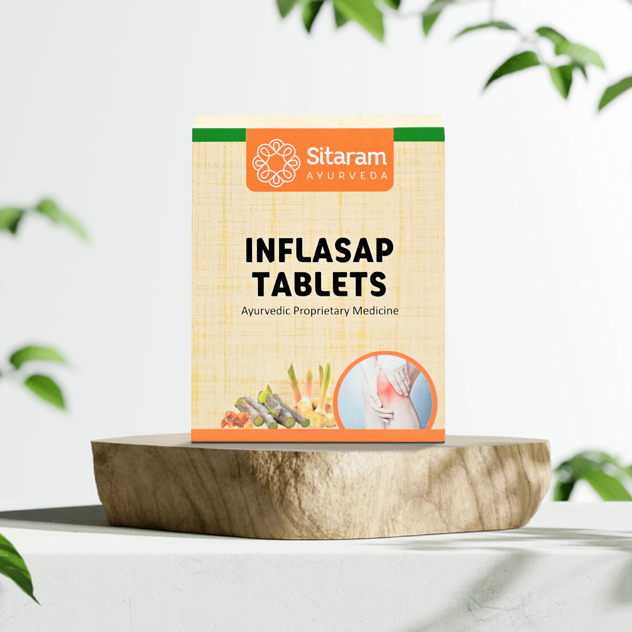 Sitaram Ayurveda Inflasap Tablets 50 nos | Reduces Inflammation