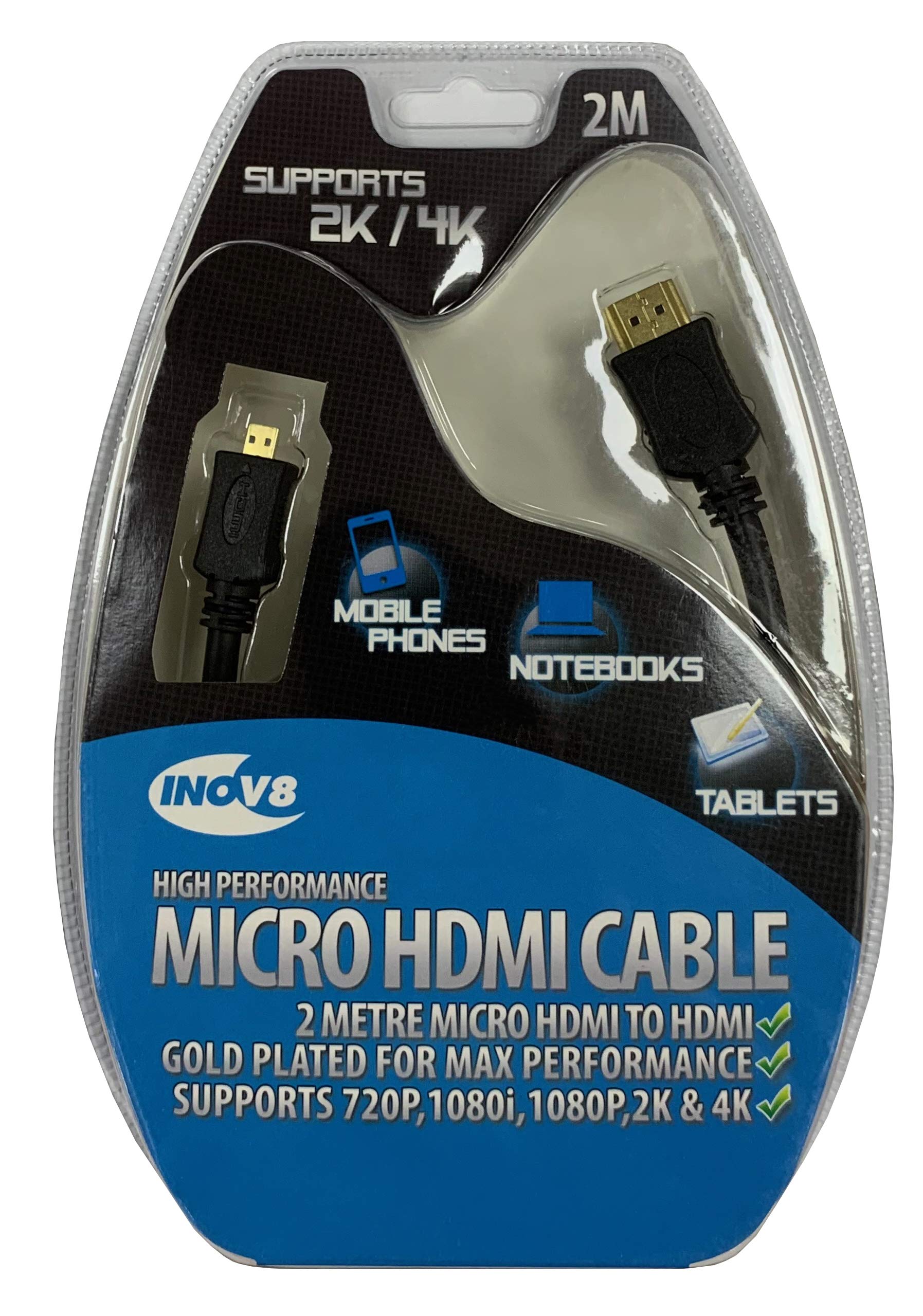 INOV8Inov8 HDMI to HDMI Micro Type D 2m