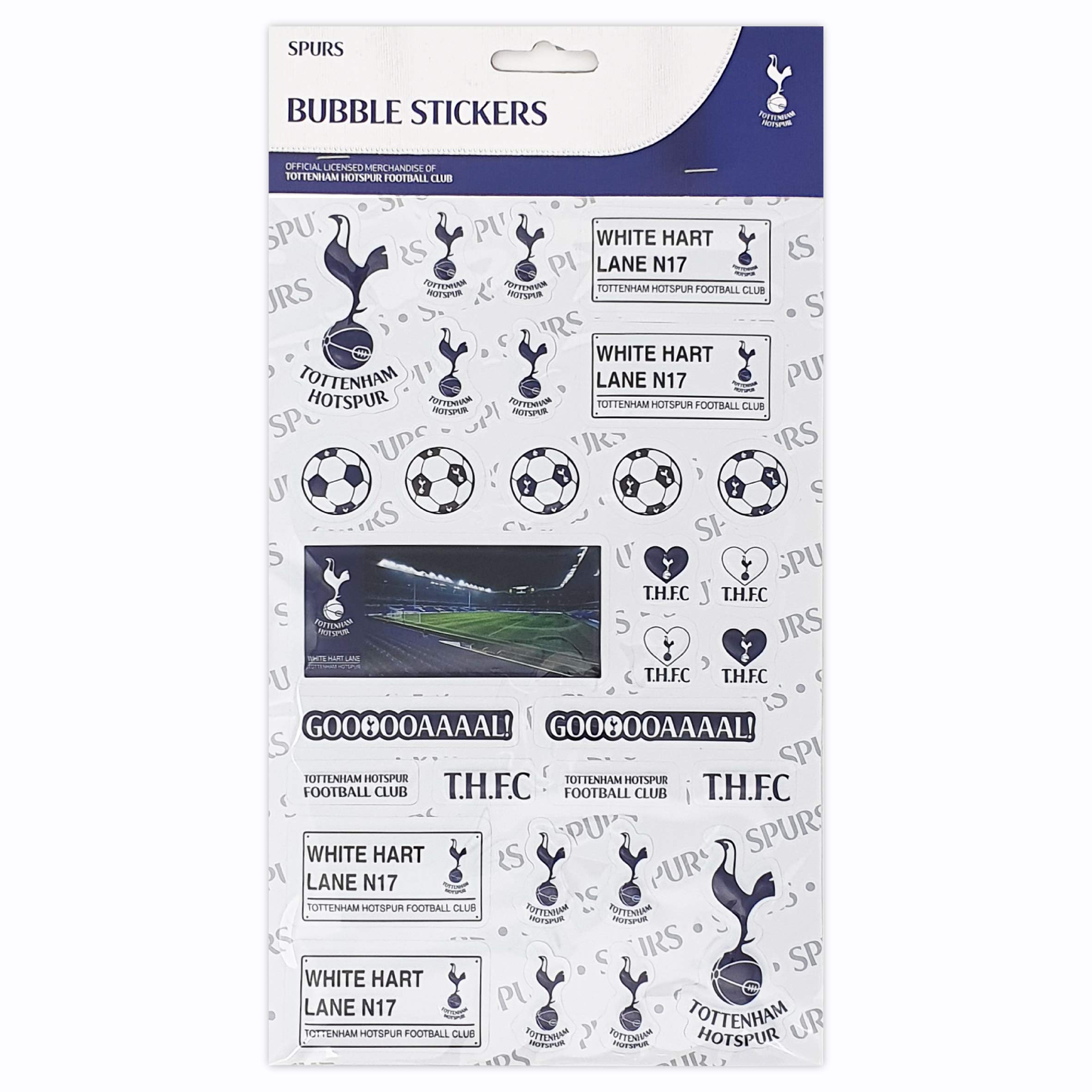 Tottenham Hotspur Football Club Bubble Sticker THFC 3001