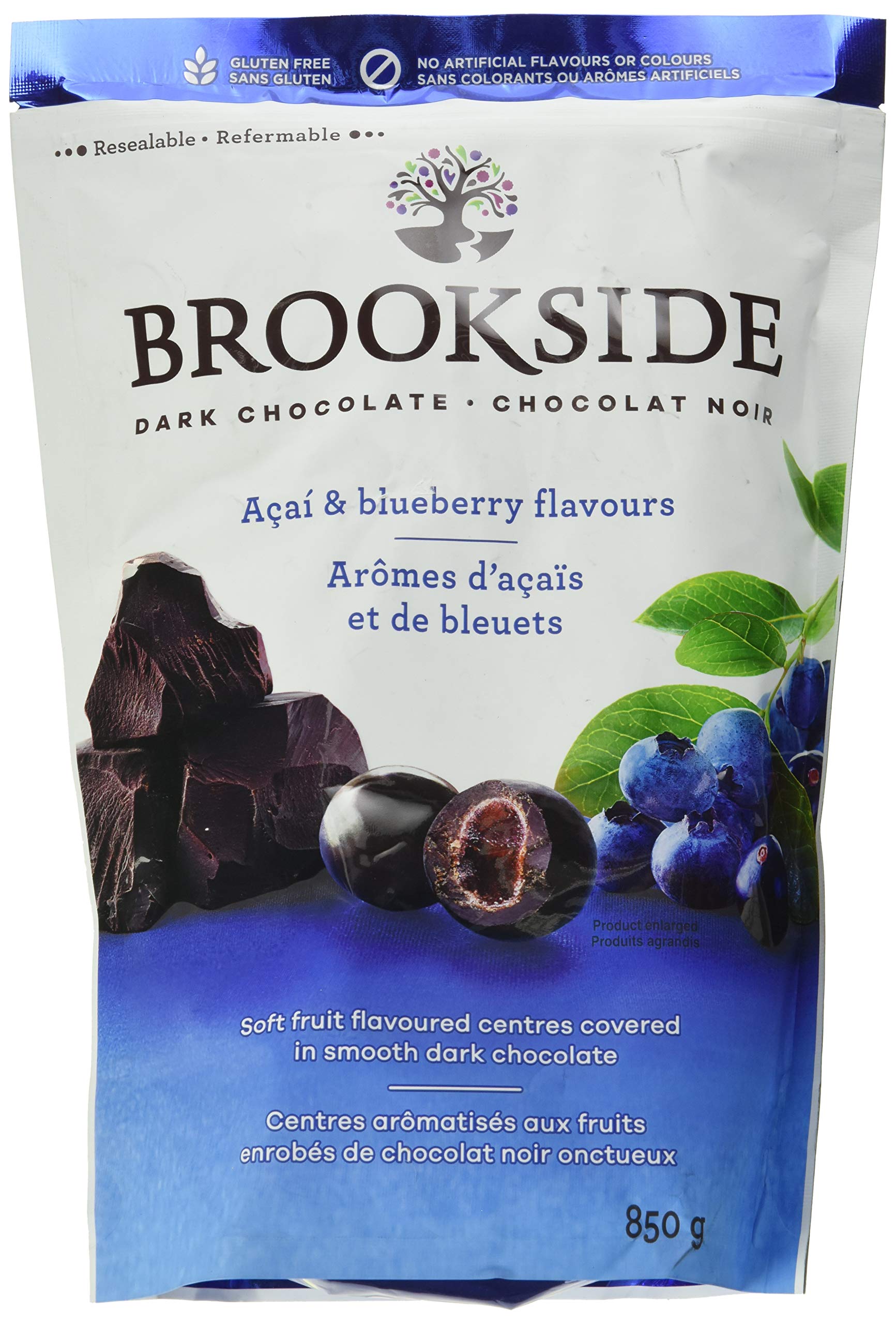 BrooksideChocolate Acai & Blueberry 850g/30 oz. Chocolates (Imported from Canada)