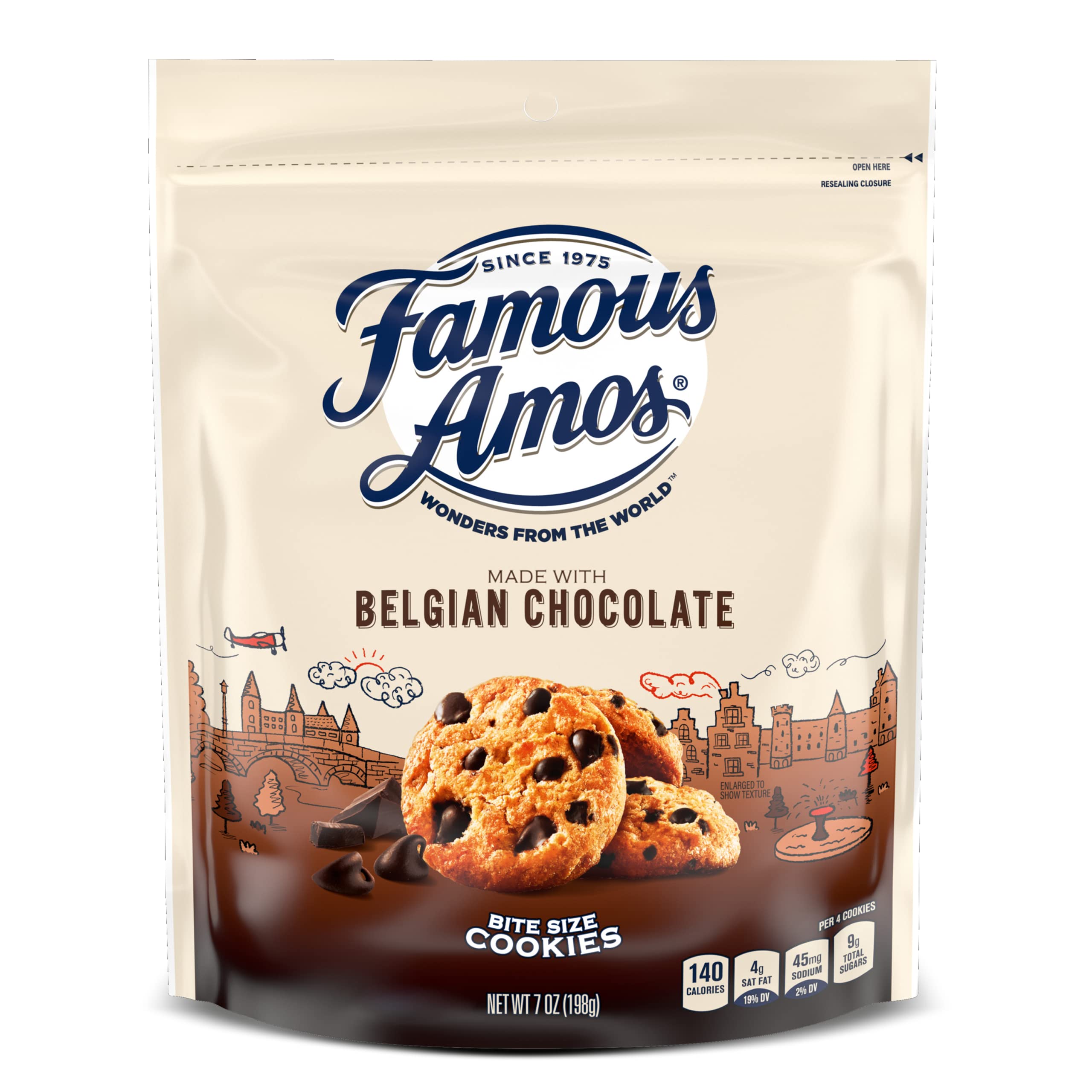 Famous Amos, Belgian Chocolate, 7 Ounce