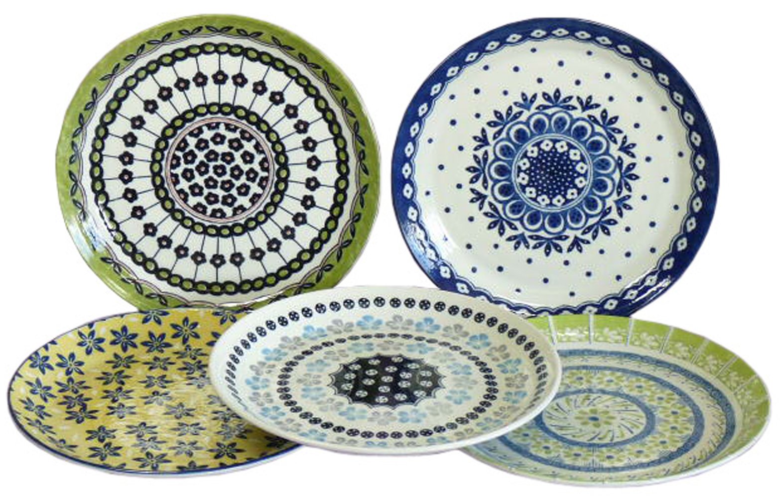 Awasaka Pottery Field 7-1801 Pasta Plate Set, φ9.8 x 1.2 inches (25 x 3 cm)