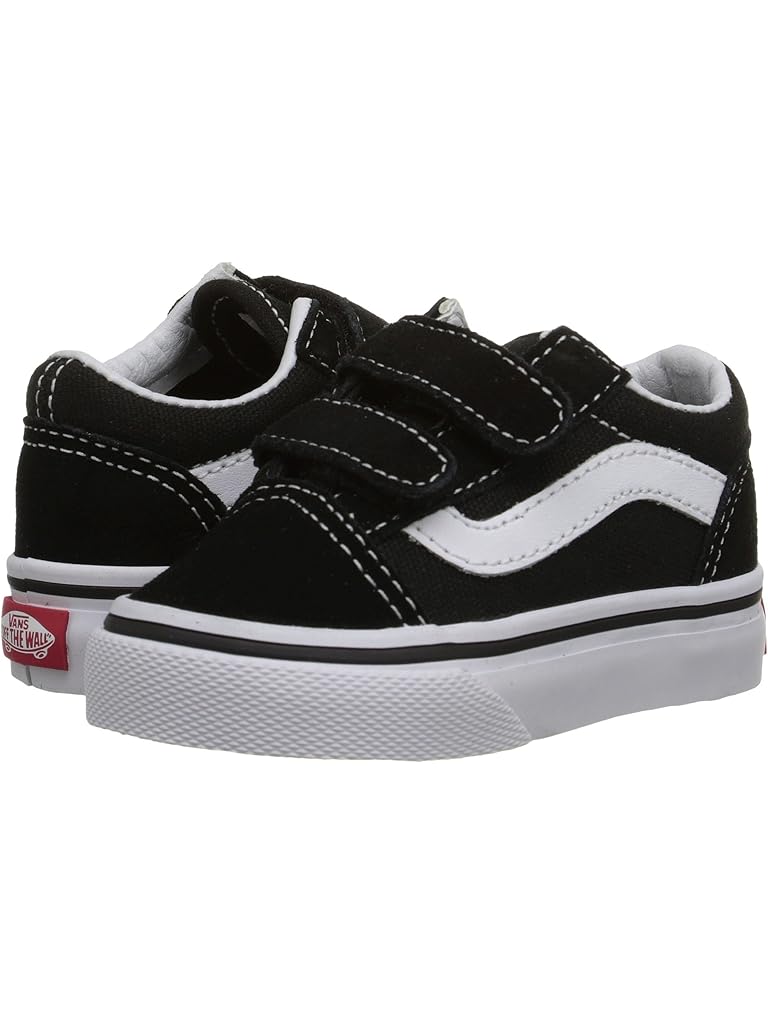 Black Vans Kids Old Skool V Core  (Toddler)