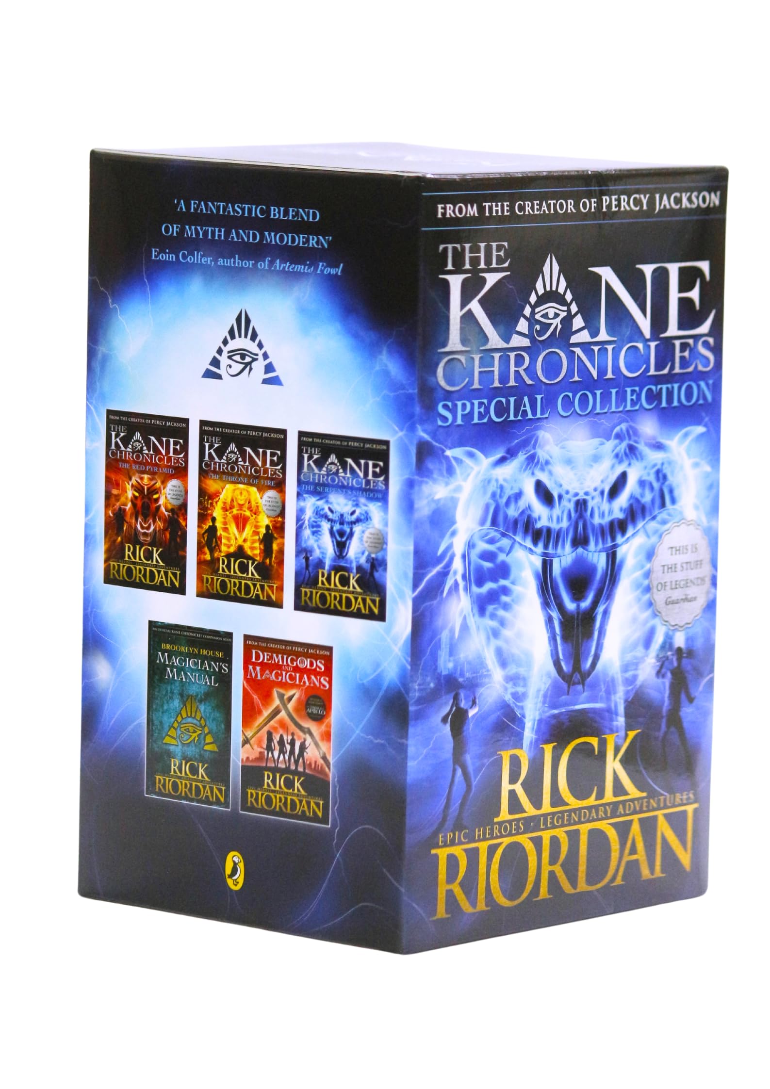 Percy Jackson and the Kane Chronicles: Special Collection 5 Books Boxset (The Kane Chronicles Trilogy, Demigods and Magicians, Magician's Manual)