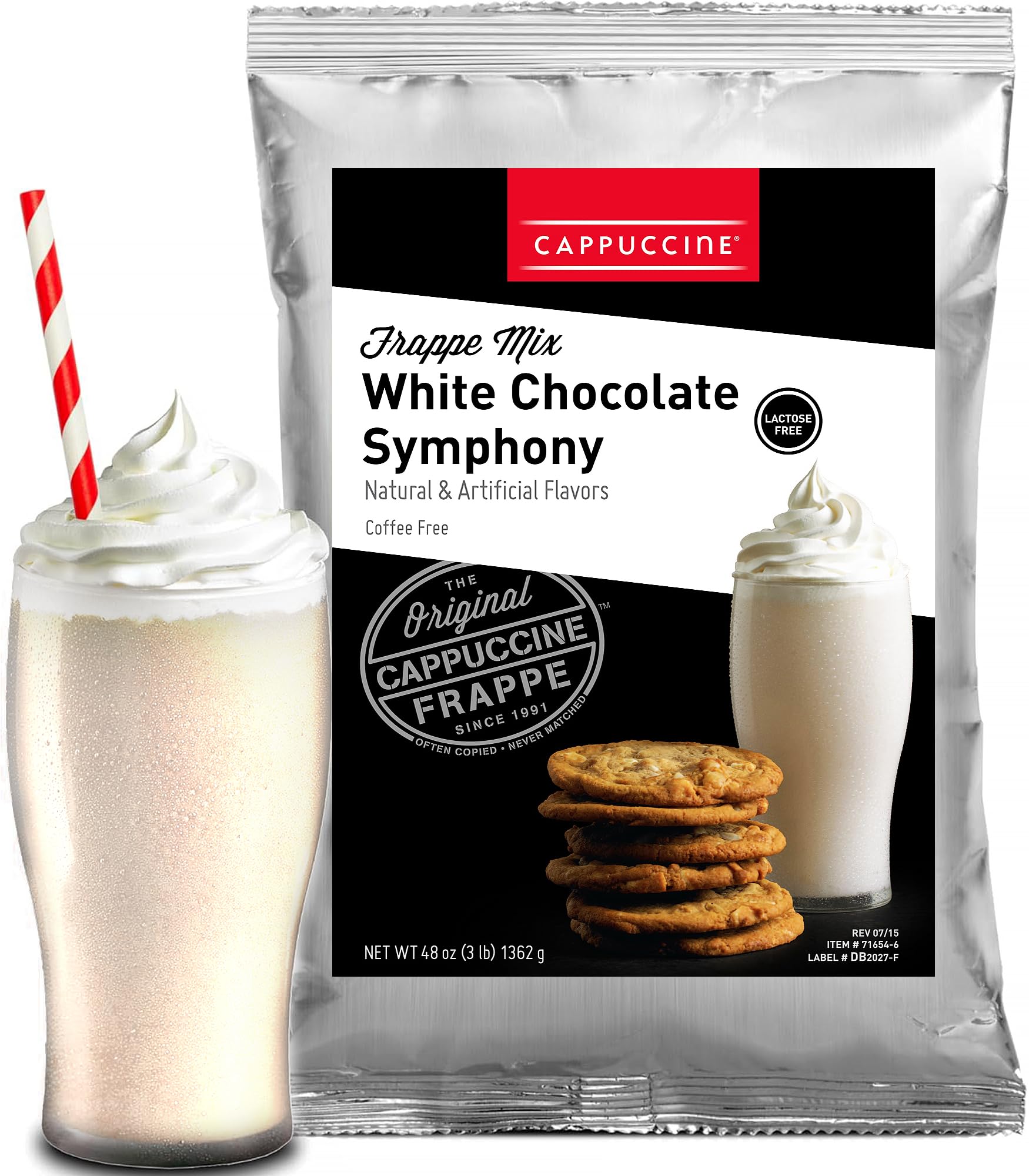 Cappuccine White Chocolate Symphony Frappe Mix - 3 lb Bag